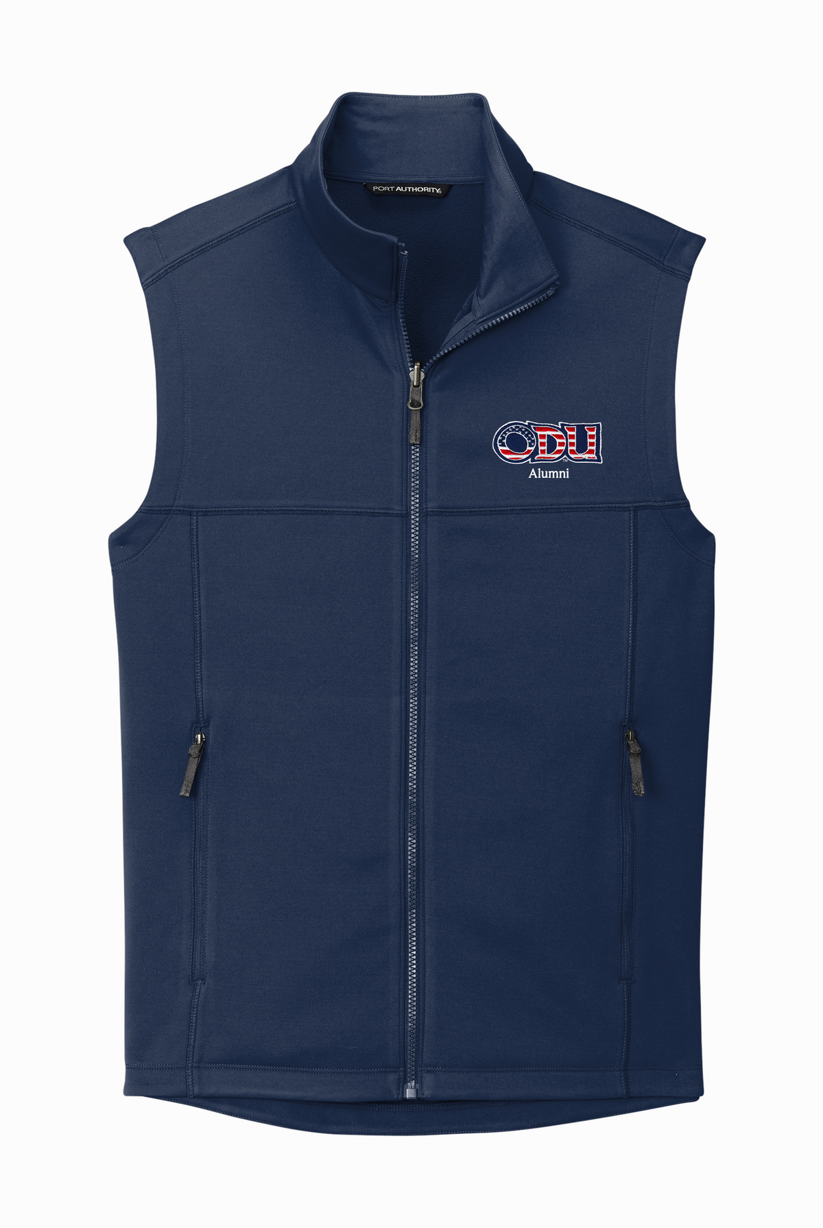 Old Dominion University, ODU Military - Alumni, Collective Smooth Fleece Vest - Navy