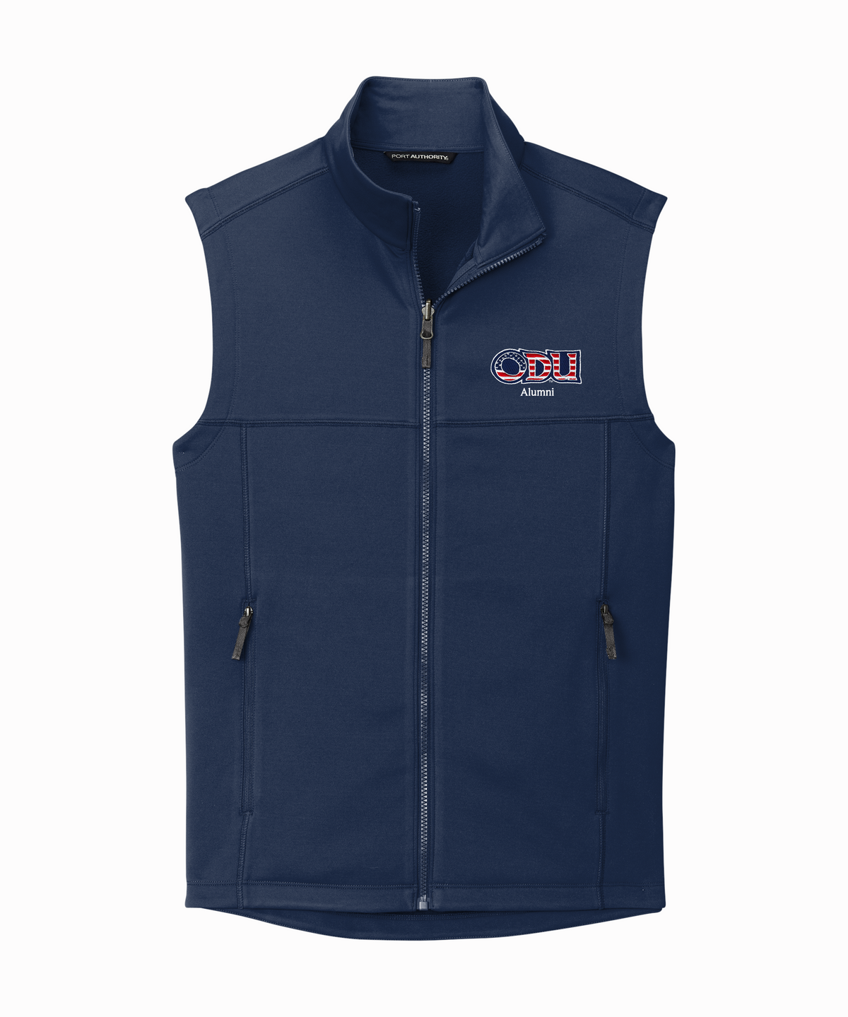 Old Dominion University, ODU Military - Alumni, Collective Smooth Fleece Vest - Navy