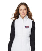 Old Dominion University, ODU Military - Alumni, Women's Collective Insulated Vest - White