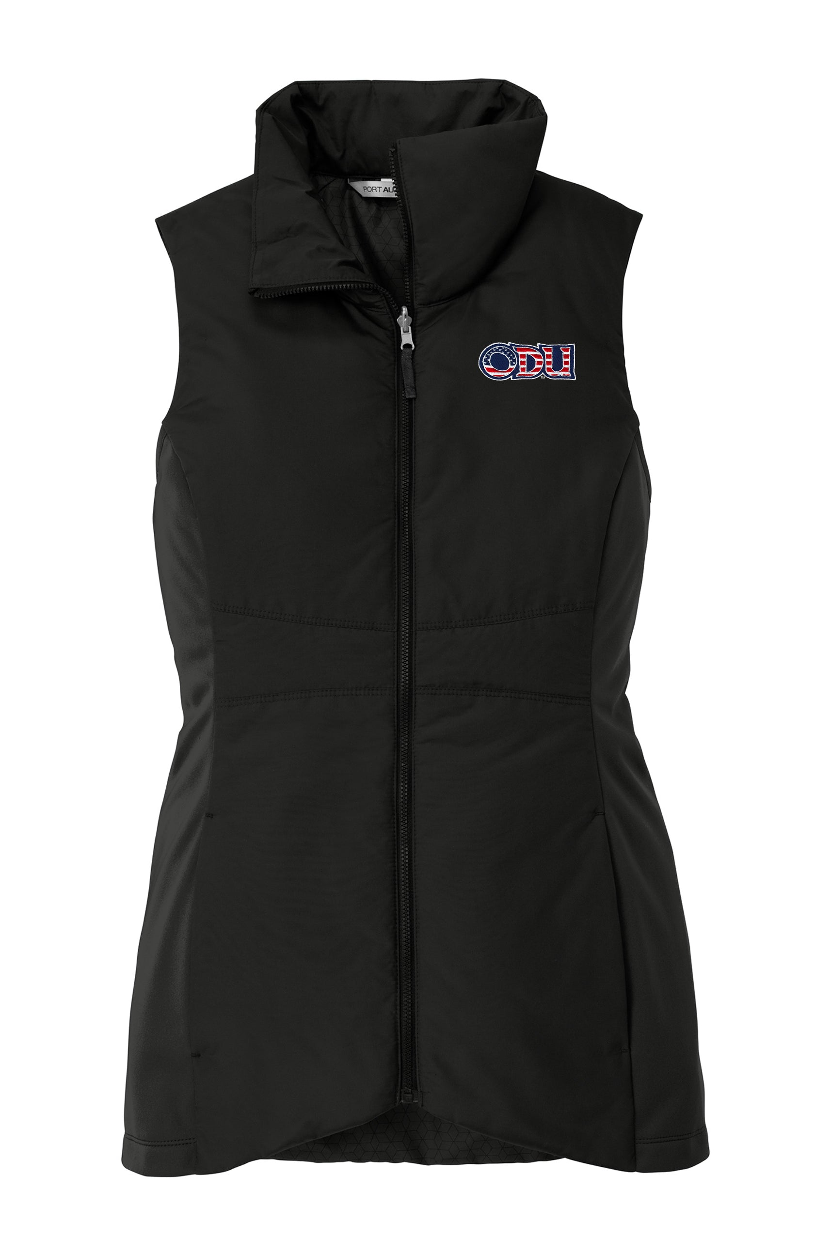 Old Dominion University, ODU Military - Military Logo, Women's Collective Insulated Vest - Black