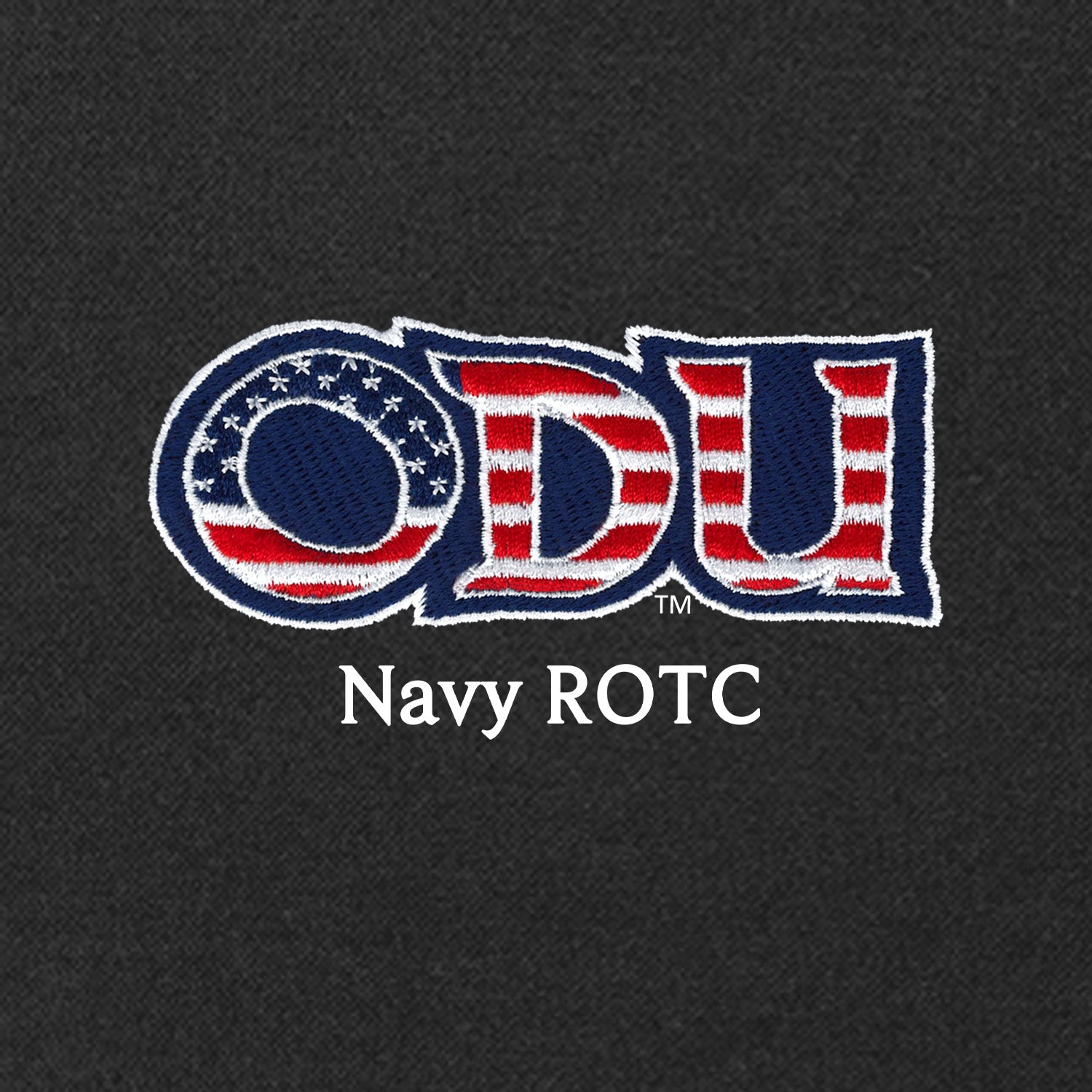 Old Dominion University, ODU Military - Navy ROTC, Collective Smooth Fleece Vest - Black