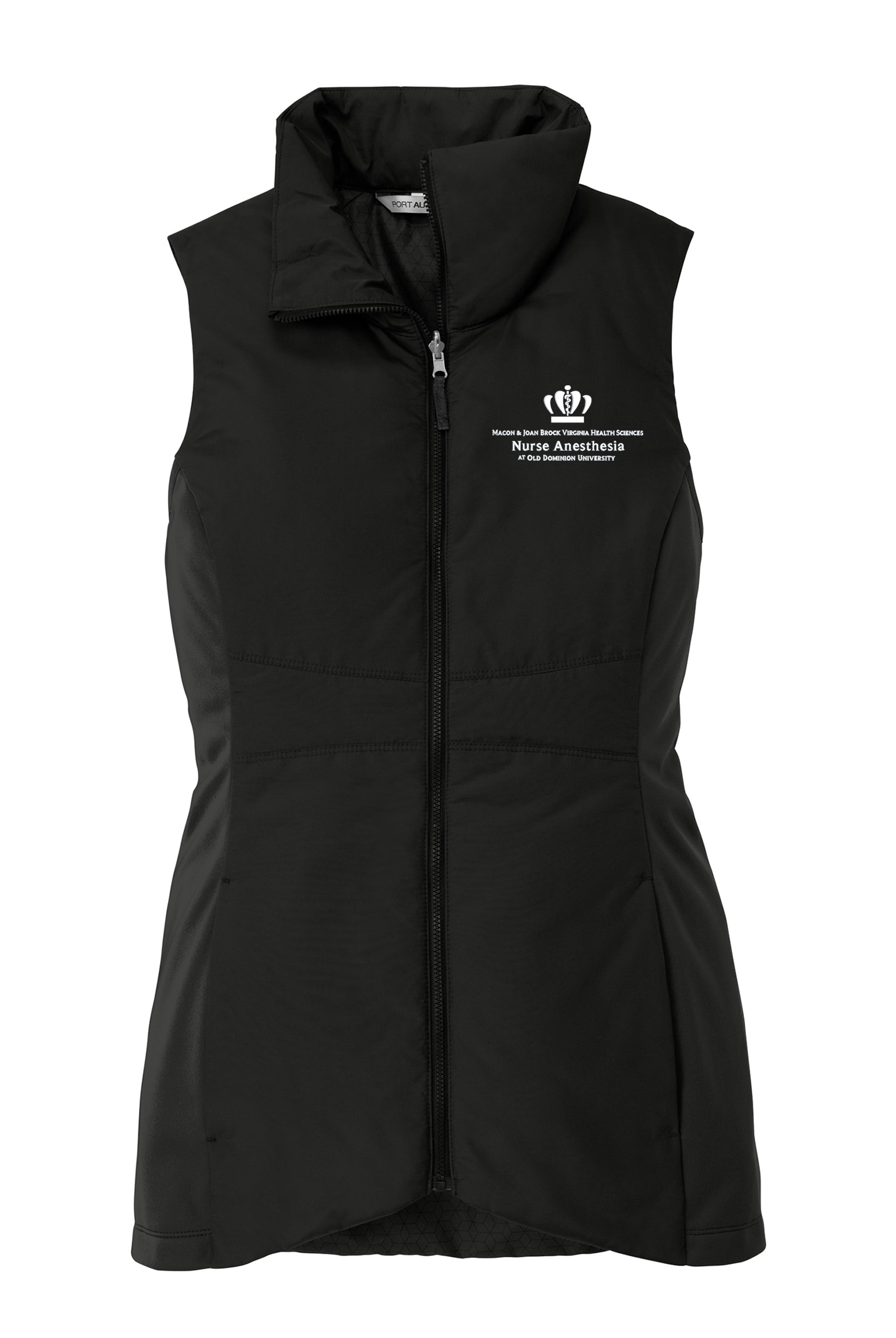 Old Dominion University, Nurse Anesthesia, Women's Collective Insulated Vest - Black