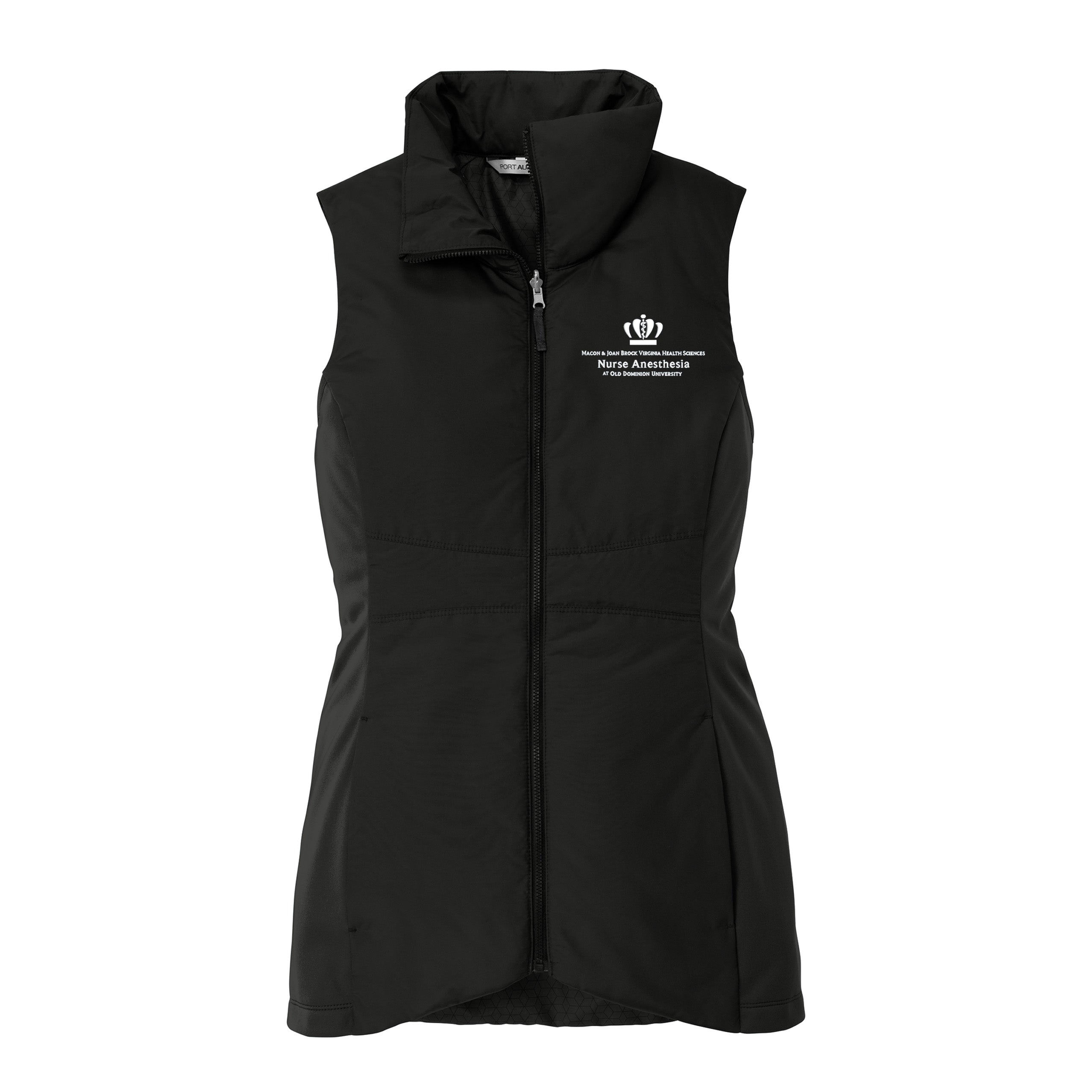 Old Dominion University, Nurse Anesthesia, Women's Collective Insulated Vest - Black