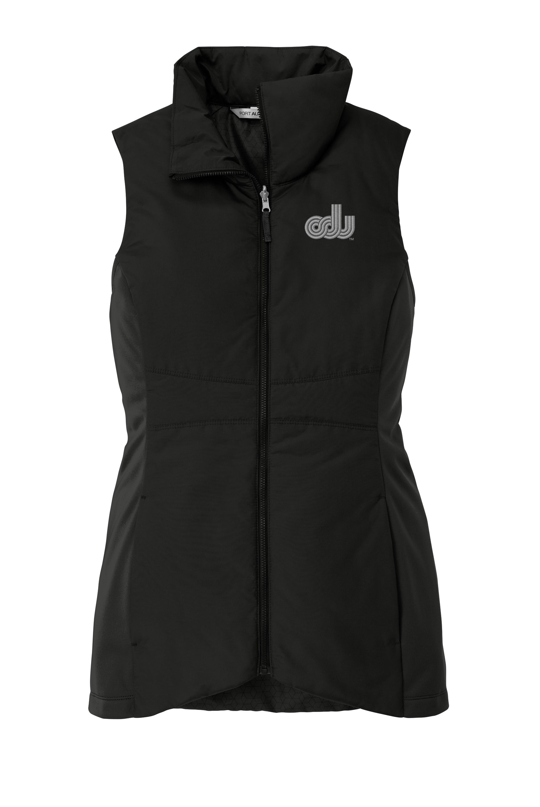 Old Dominion University, Vintage Logo, Women's Collective Insulated Vest - Black