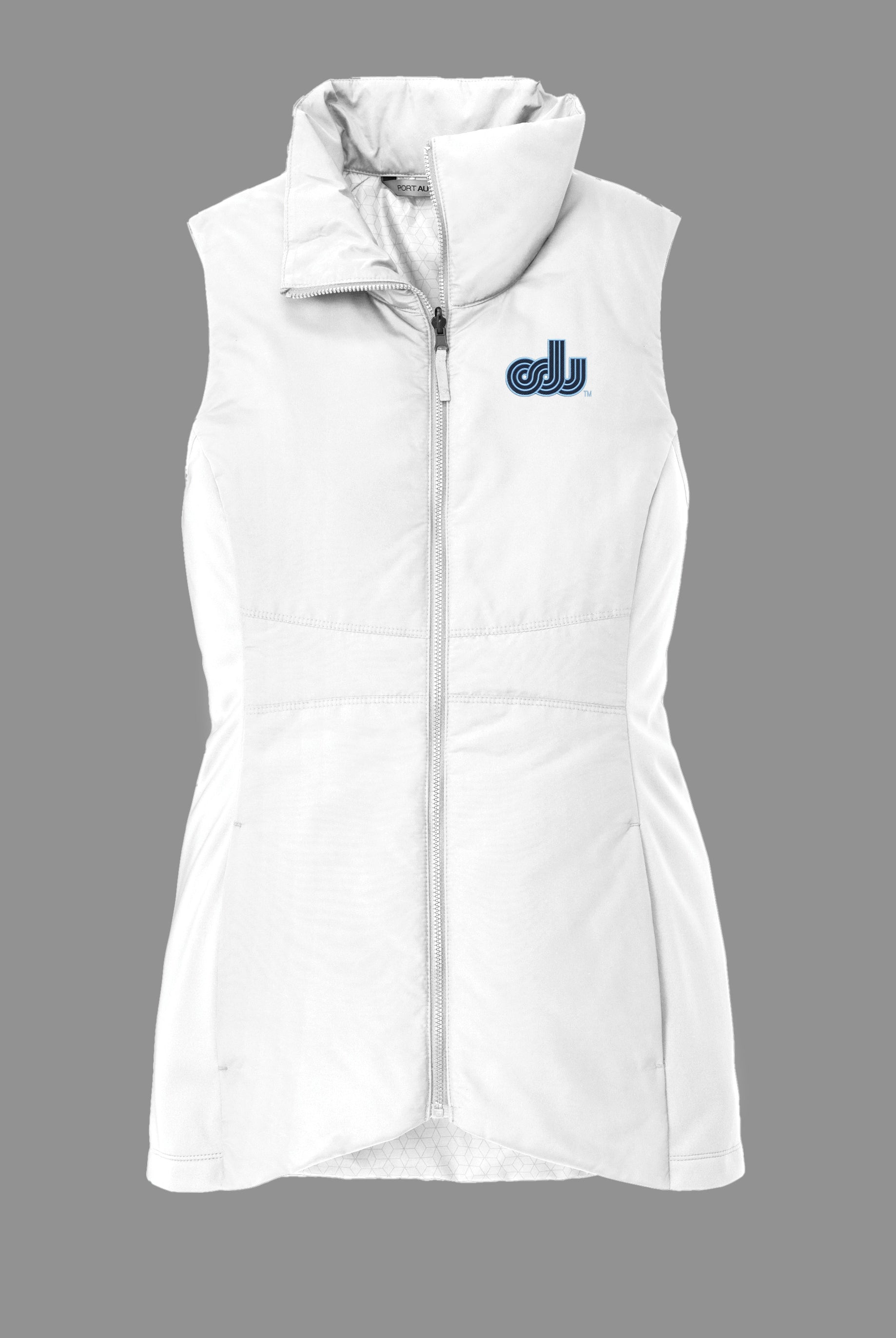Old Dominion University, Vintage Logo, Women's Collective Insulated Vest - White