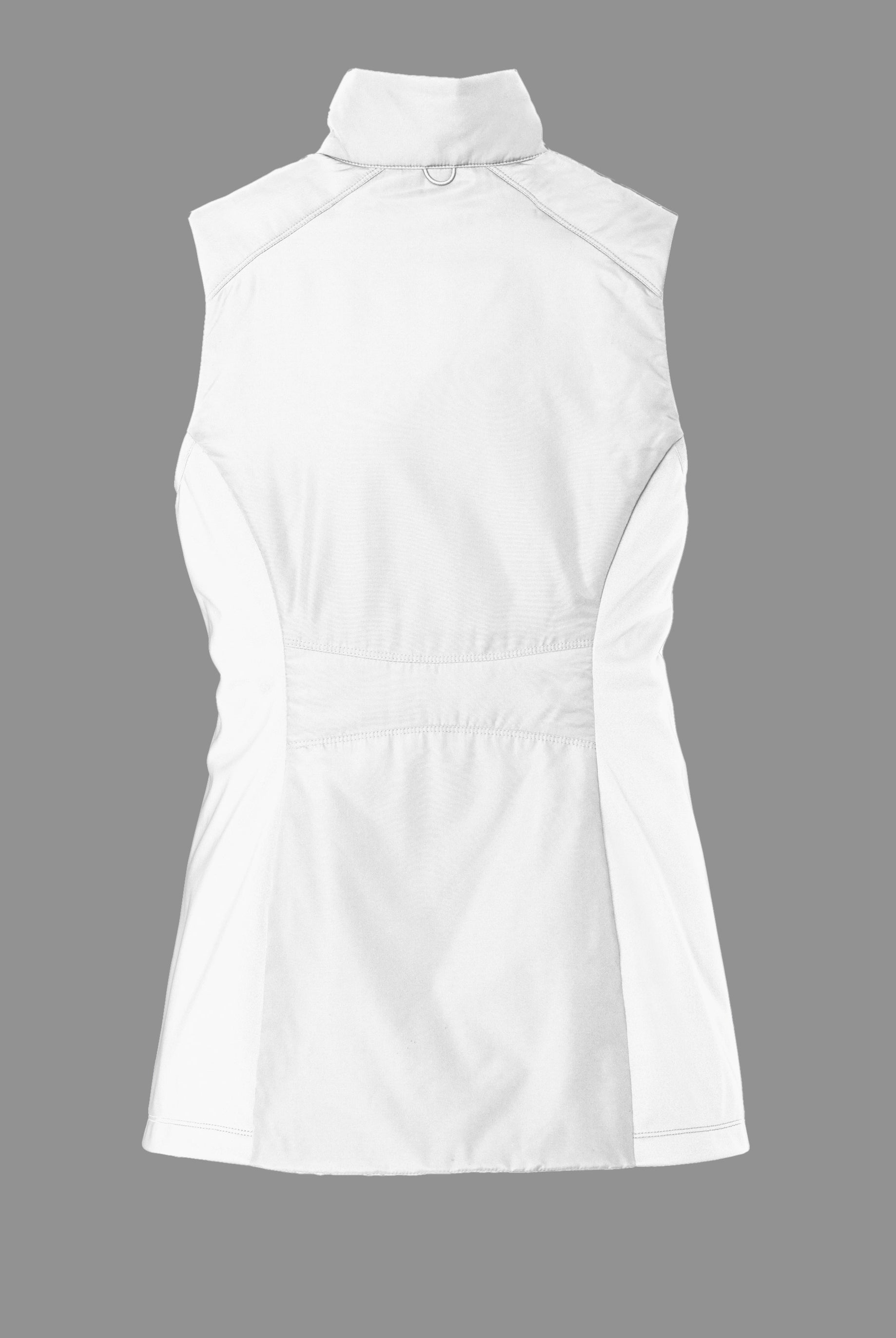 Old Dominion University, Vintage Logo, Women's Collective Insulated Vest - White - back