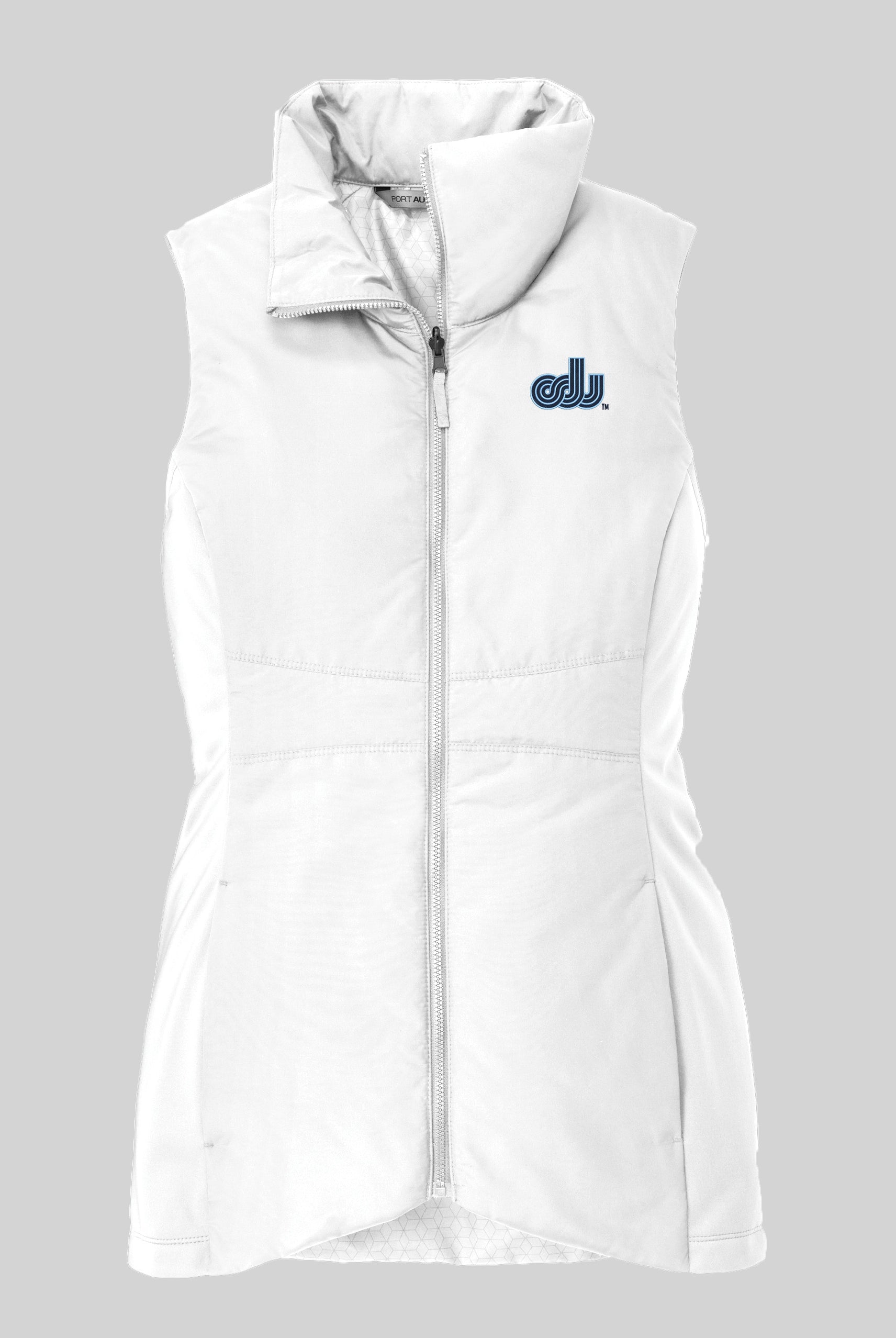 Old Dominion University, Vintage Logo, Women's Collective Insulated Vest - White