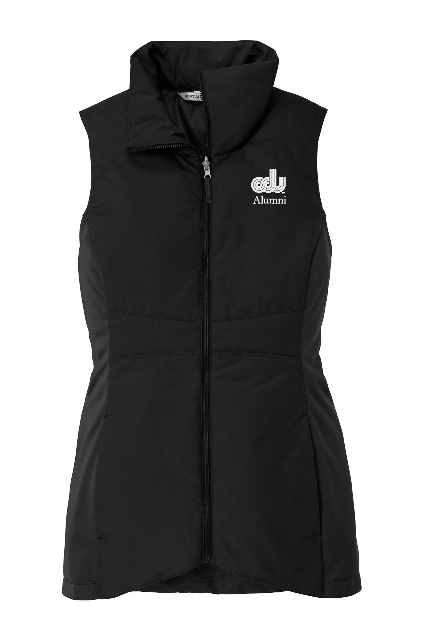 Old Dominion University, Alumni, Vintage Logo, Women's Collective Insulated Vest - Black