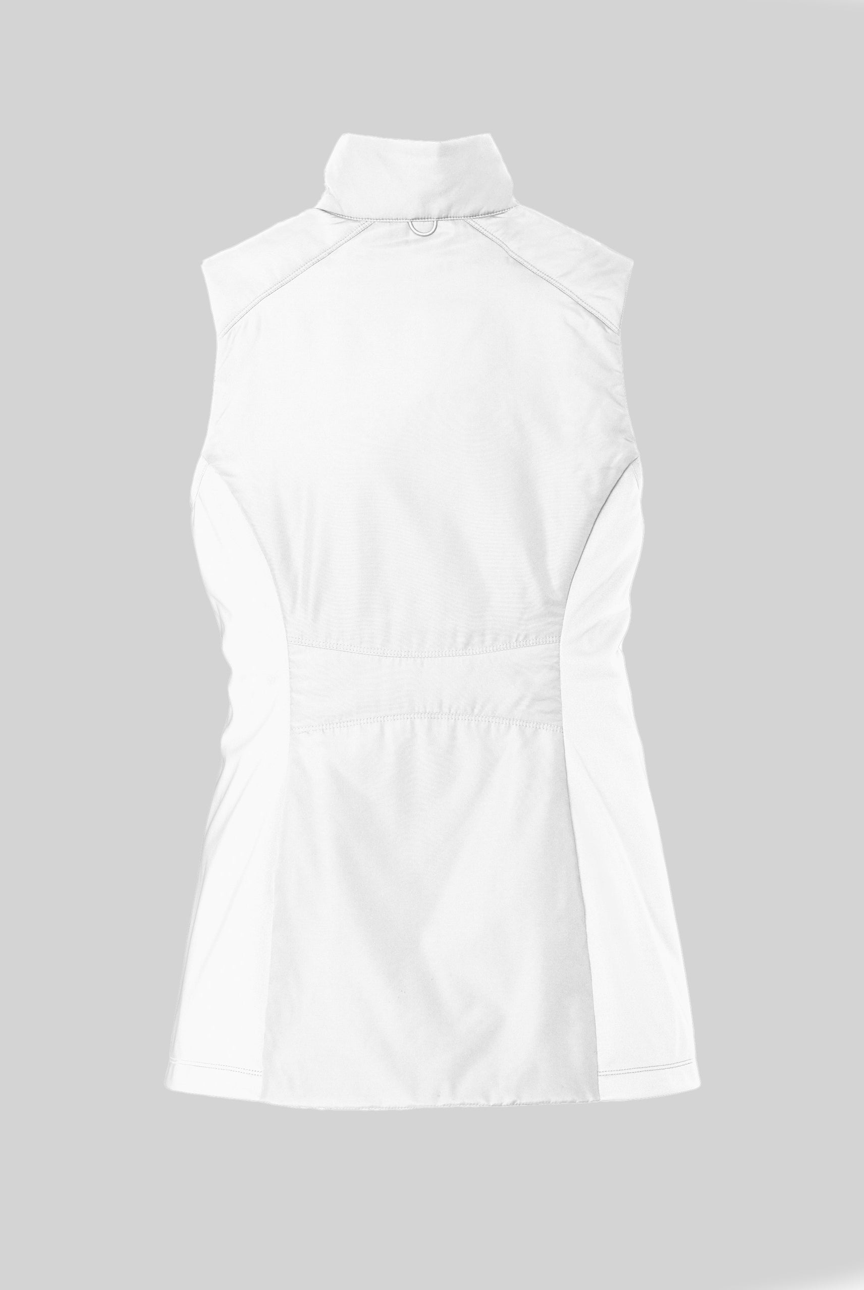Official, Old Dominion University, Alumni, Women's Collective Insulated Vest - White