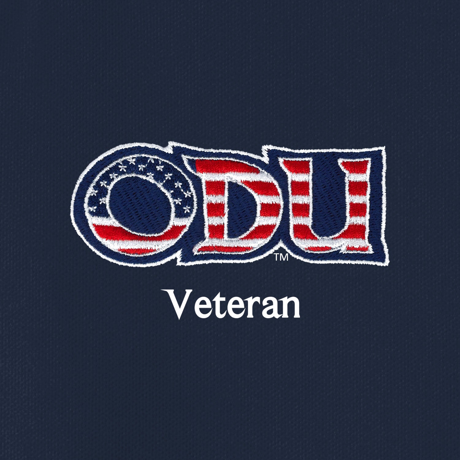Old Dominion University, ODU - Veteran, Port Authority® Ladies Dry Zone® UV Micro-Mesh Polo Shirt - Navy