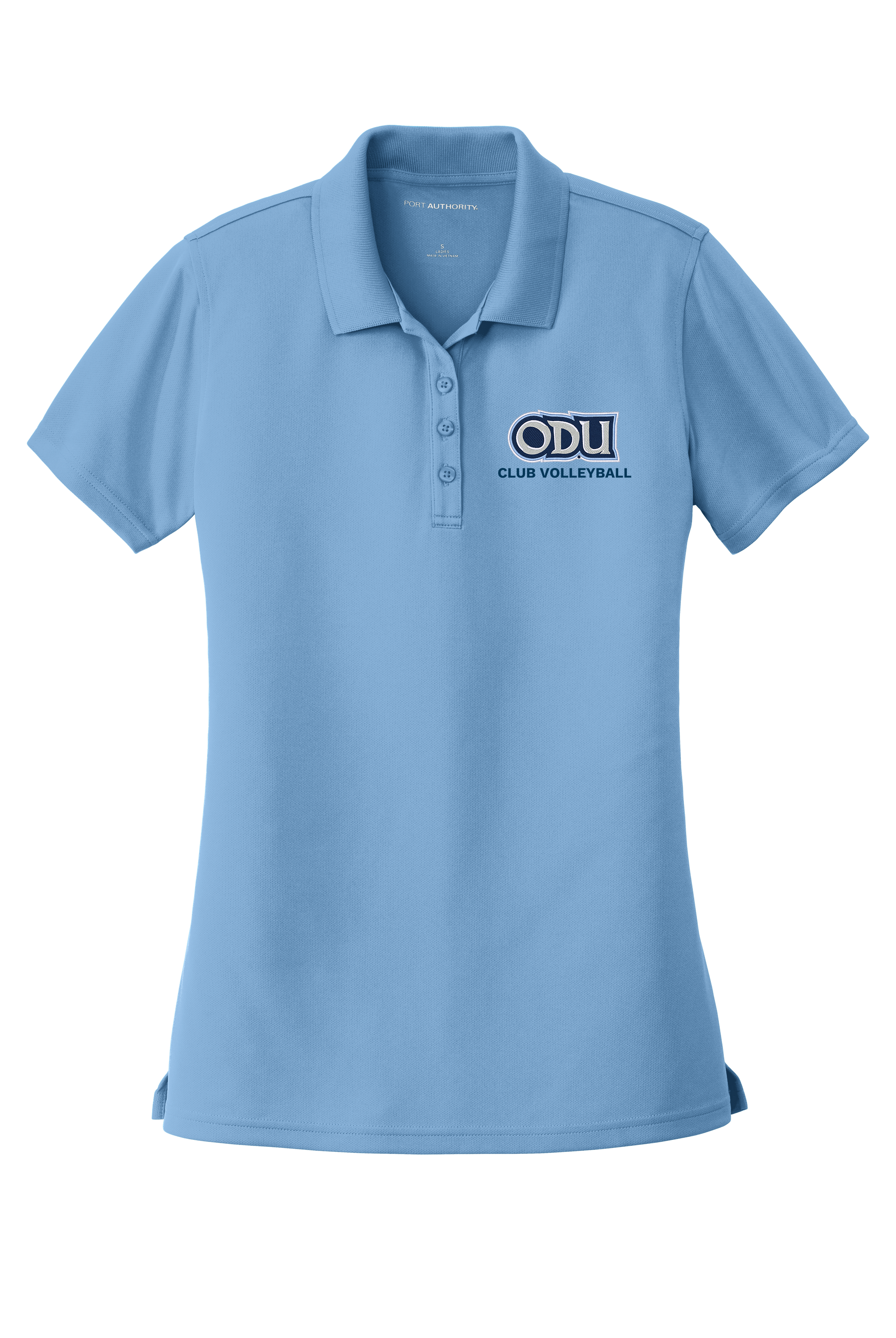Old Dominion University, Club Sports - Volleyball, Women's UV Micro-Mesh Polo - Hudson Blue