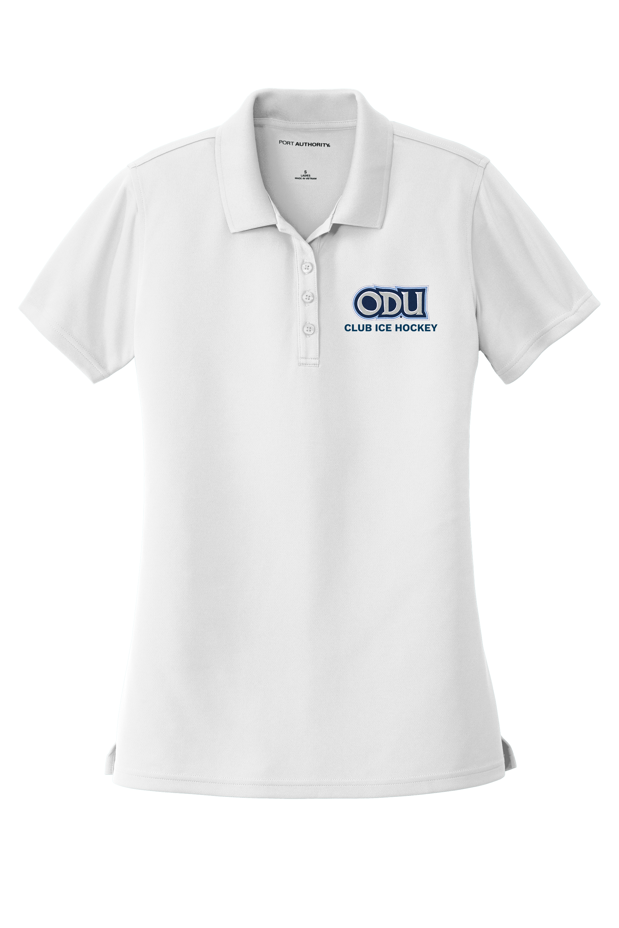 Old Dominion University, ODU - Sports, Women's UV Micro-Mesh Polo - White