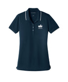 Old Dominion University, ODU, Vintage8 logo, Alumni, Port Authority® Ladies Dry Zone® UV Micro-Mesh Tipped Polo Shirt - Navy