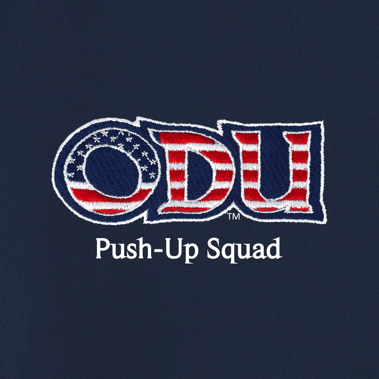 Old Dominion University, ODU Military - Push-Up Squad, UV Micro-Mesh Polo - Navy