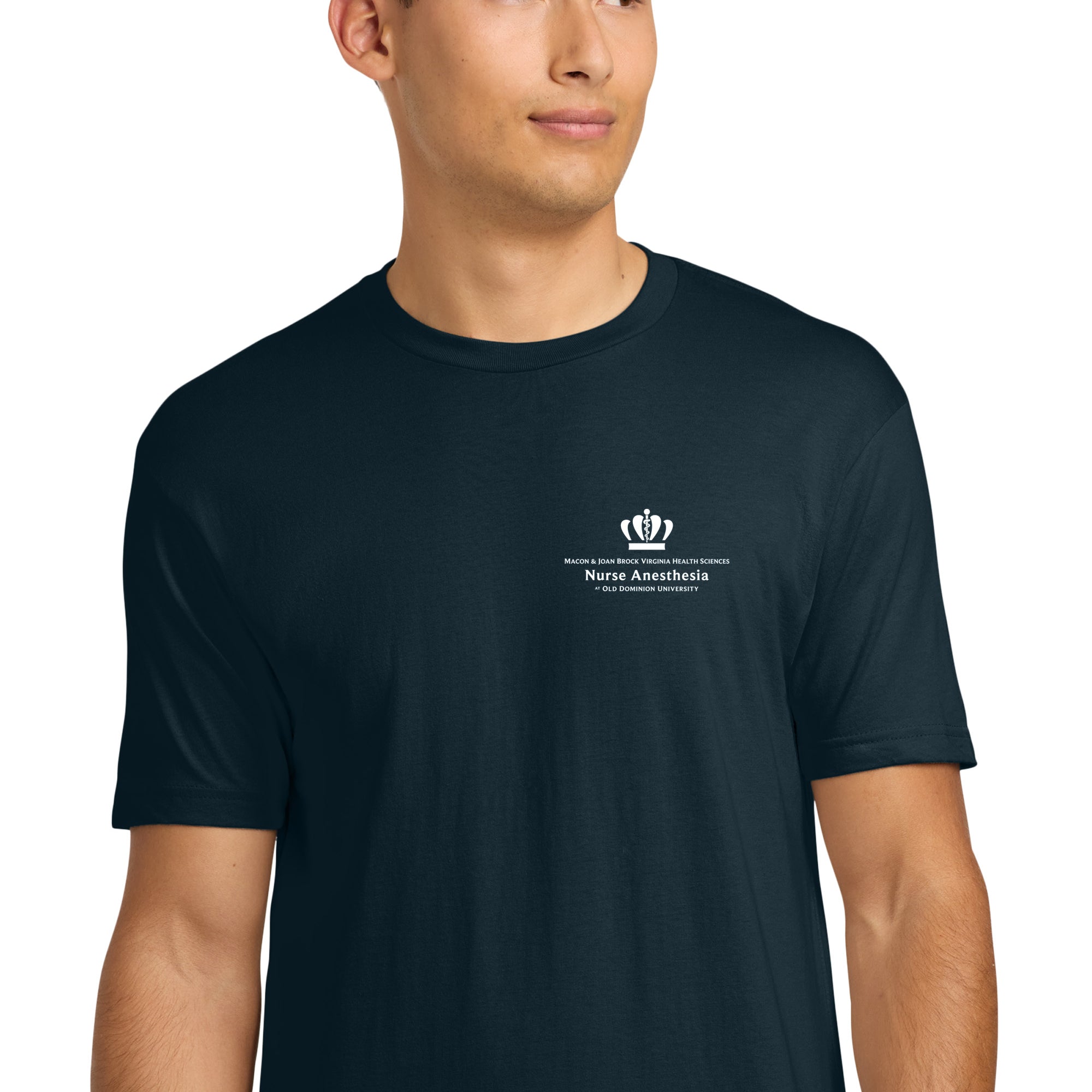 Old Dominion University, Nurse Anesthesia, Next Level Apparel® Unisex Cotton Tee - Midnight Navy