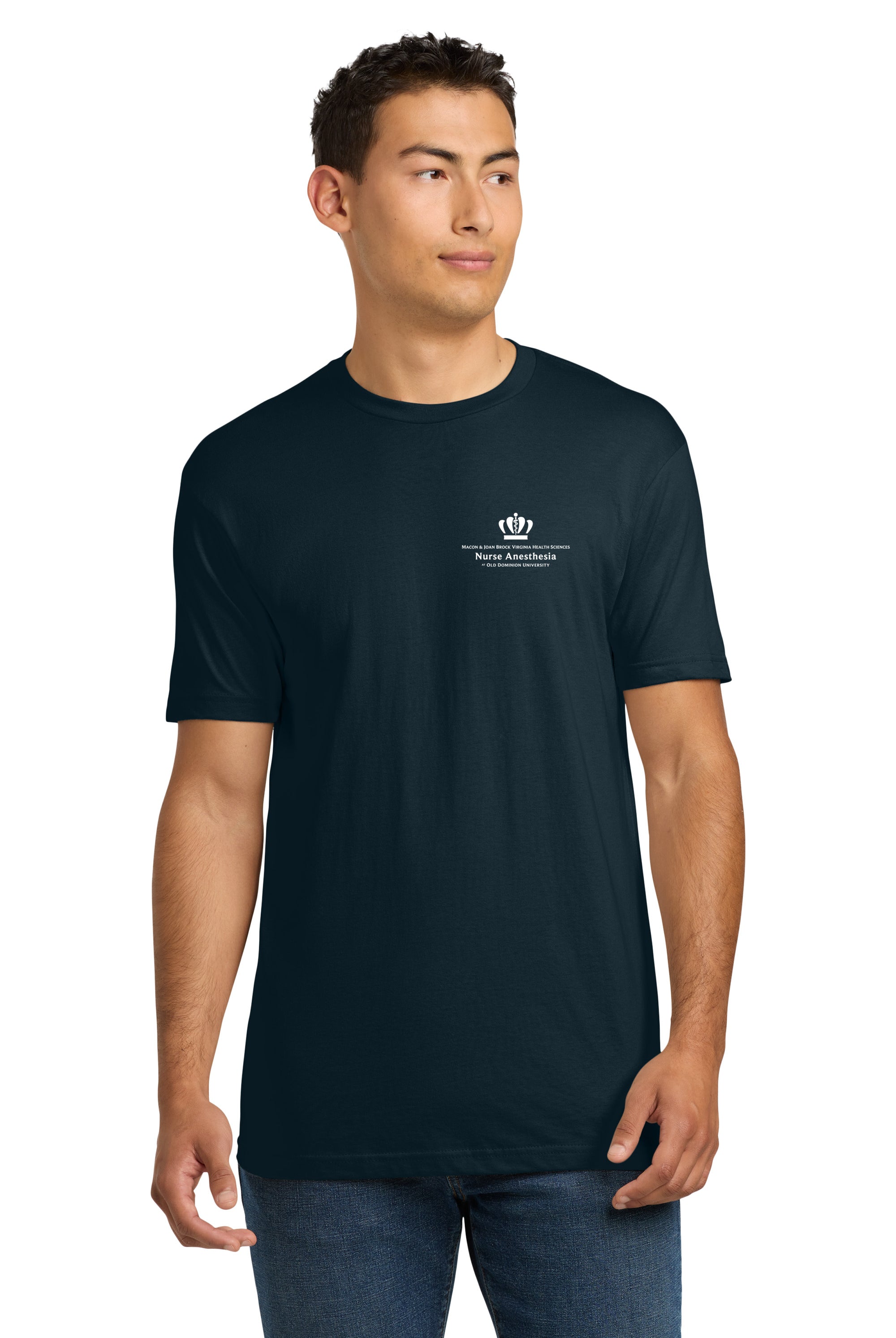 Old Dominion University, Nurse Anesthesia, Next Level Apparel® Unisex Cotton Tee - Midnight Navy