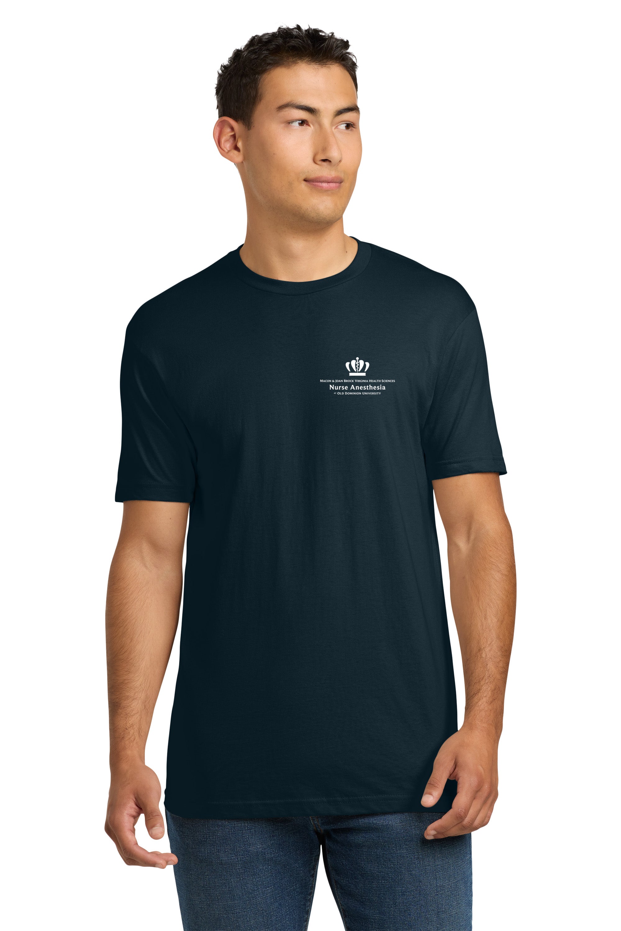Old Dominion University, Nurse Anesthesia, Next Level Apparel® Unisex Cotton Tee - Midnight Navy
