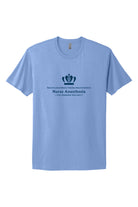 Old Dominion University, Full Logo, Nurse Anesthesia, Next Level Apparel® Unisex Cotton Tee - Carolina Blue
