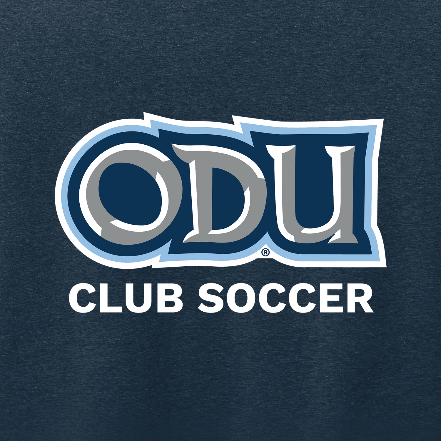 Old Dominion University, Club Sports - Soccer, Adult CVC Long Sleeve T-Shirt - Navy
