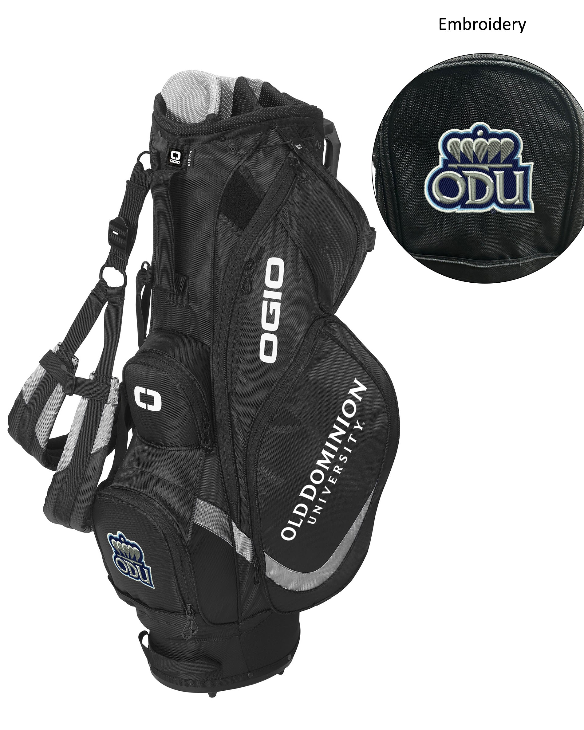 425044-Old Dominion University, ODU Embroidered, with Old Dominion decorated, OGIO ® Vision 2.0