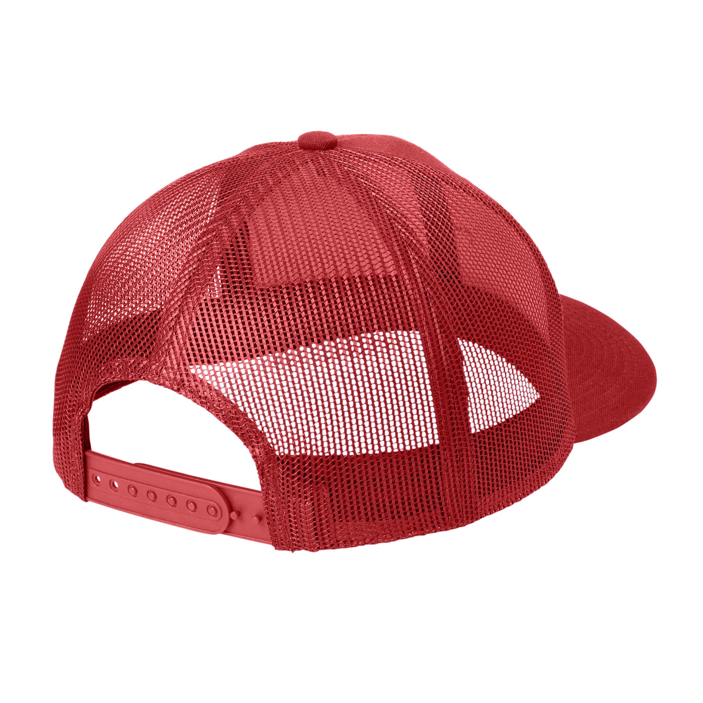 U.S. Flag, Port Authority® Snapback Trucker Cap - Red