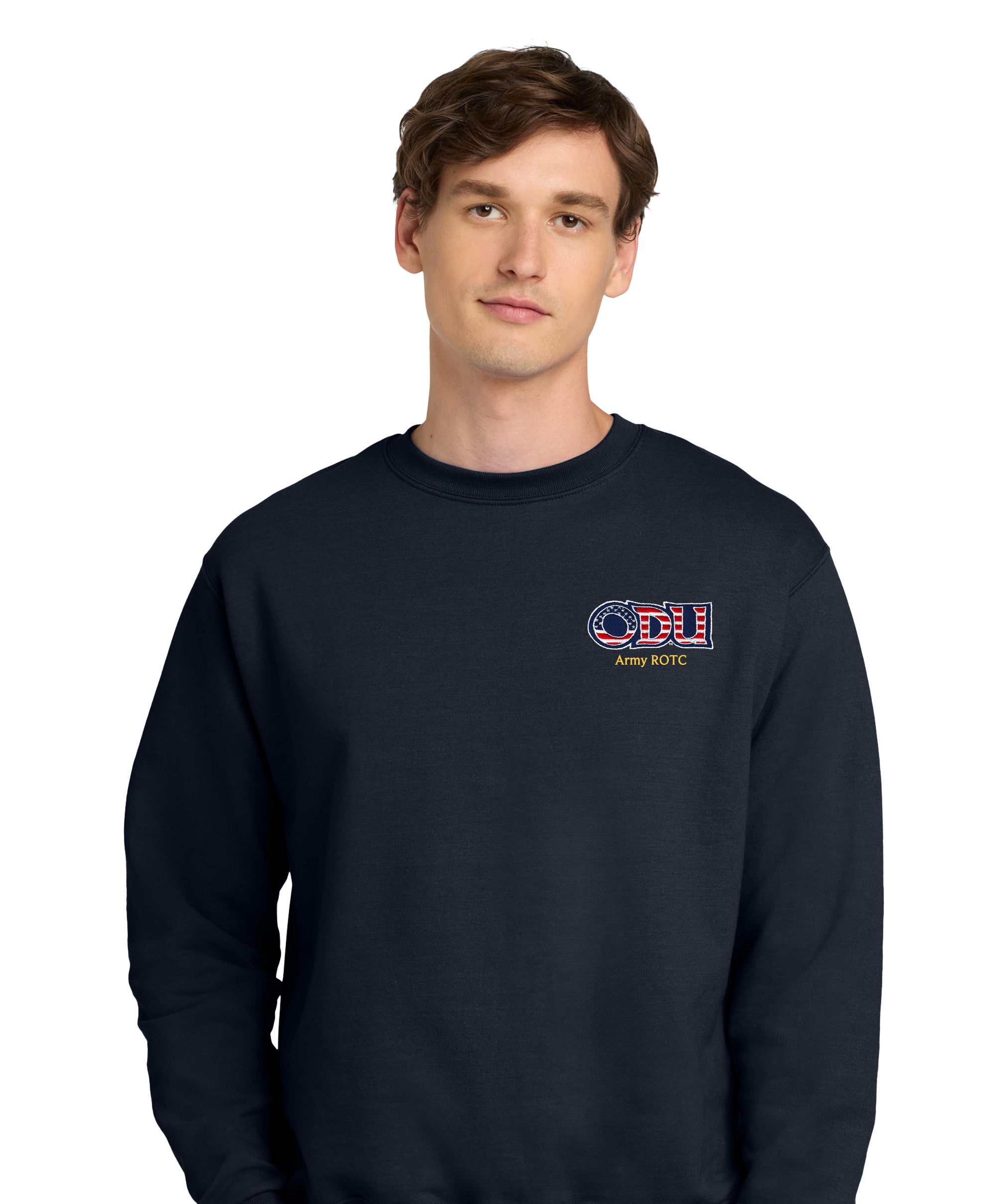 Old Dominion University, ODU Military - Army ROTC, Champion® Powerblend® Crewneck Sweatshirt - Navy