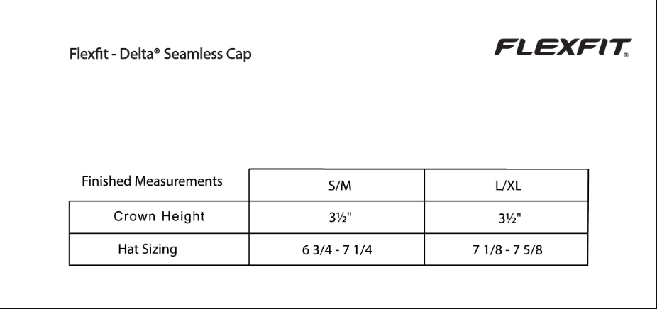 Old Dominion University, Vintage, Cotton Blend Cap - Sizing Chart