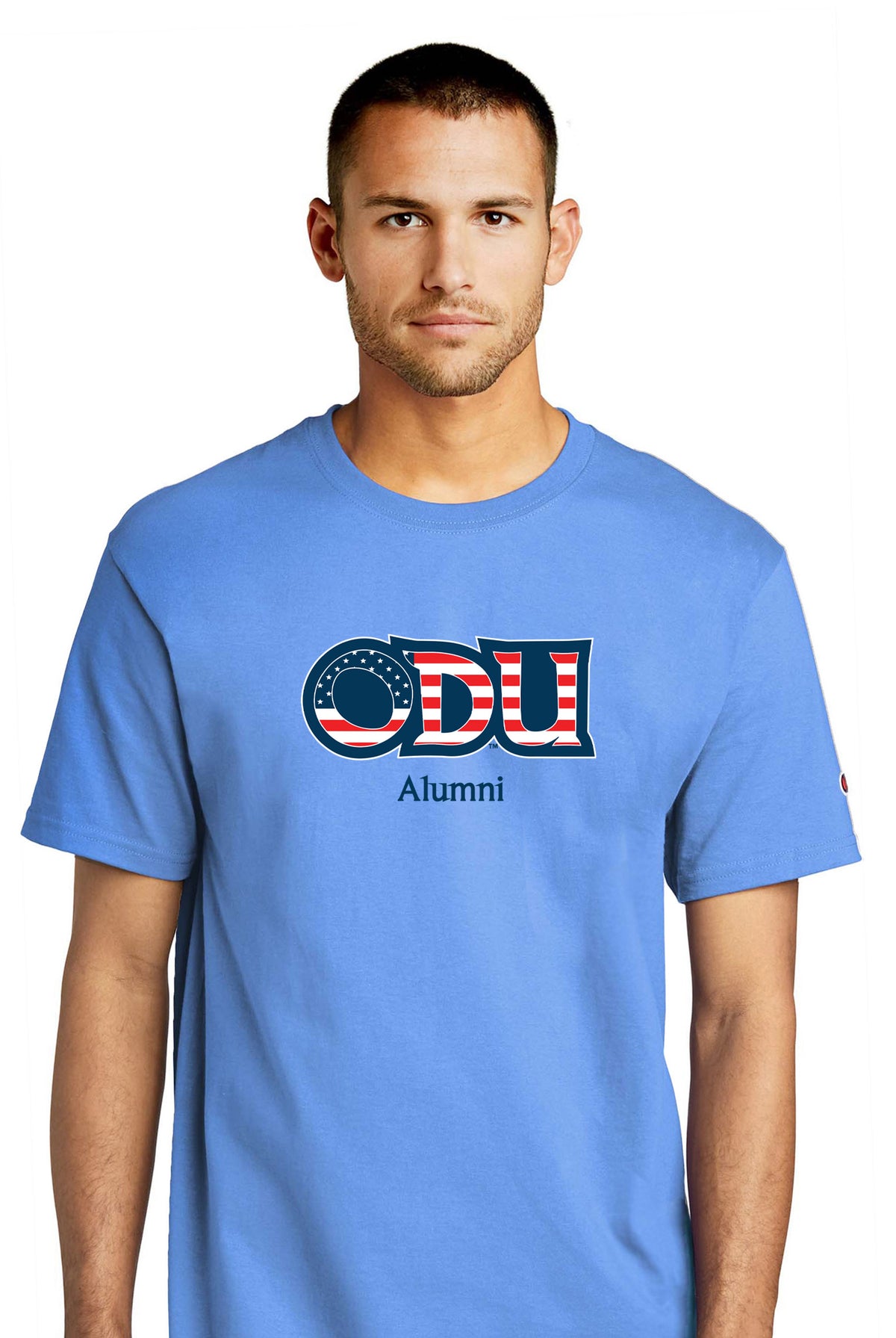 Old Dominion University, ODU Military - Alumni, Champion ® Heritage 6-Oz. Jersey T-Shirt - Carolina Blue