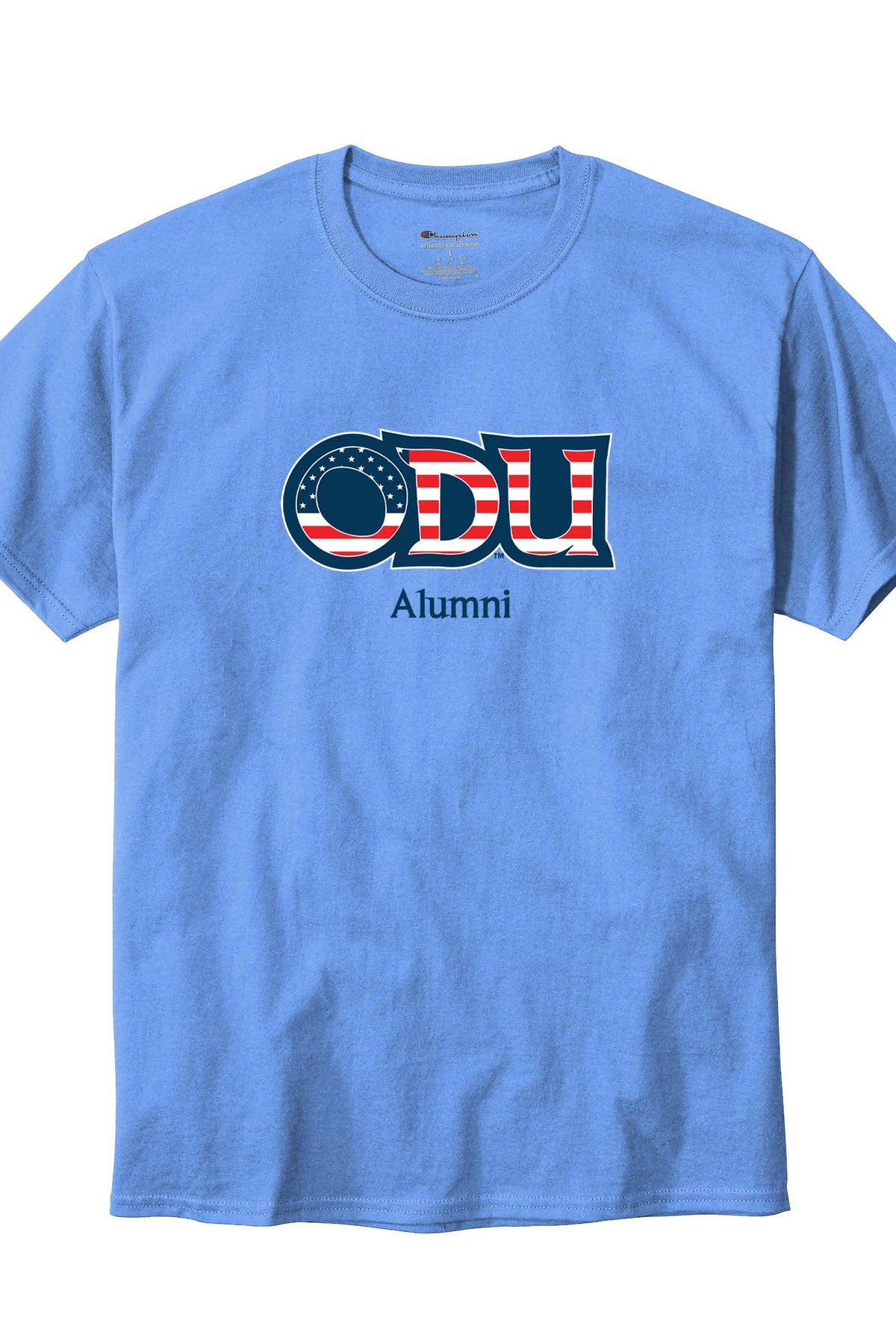Old Dominion University, ODU Military - Alumni, Champion ® Heritage 6-Oz. Jersey T-Shirt - Carolina Blue