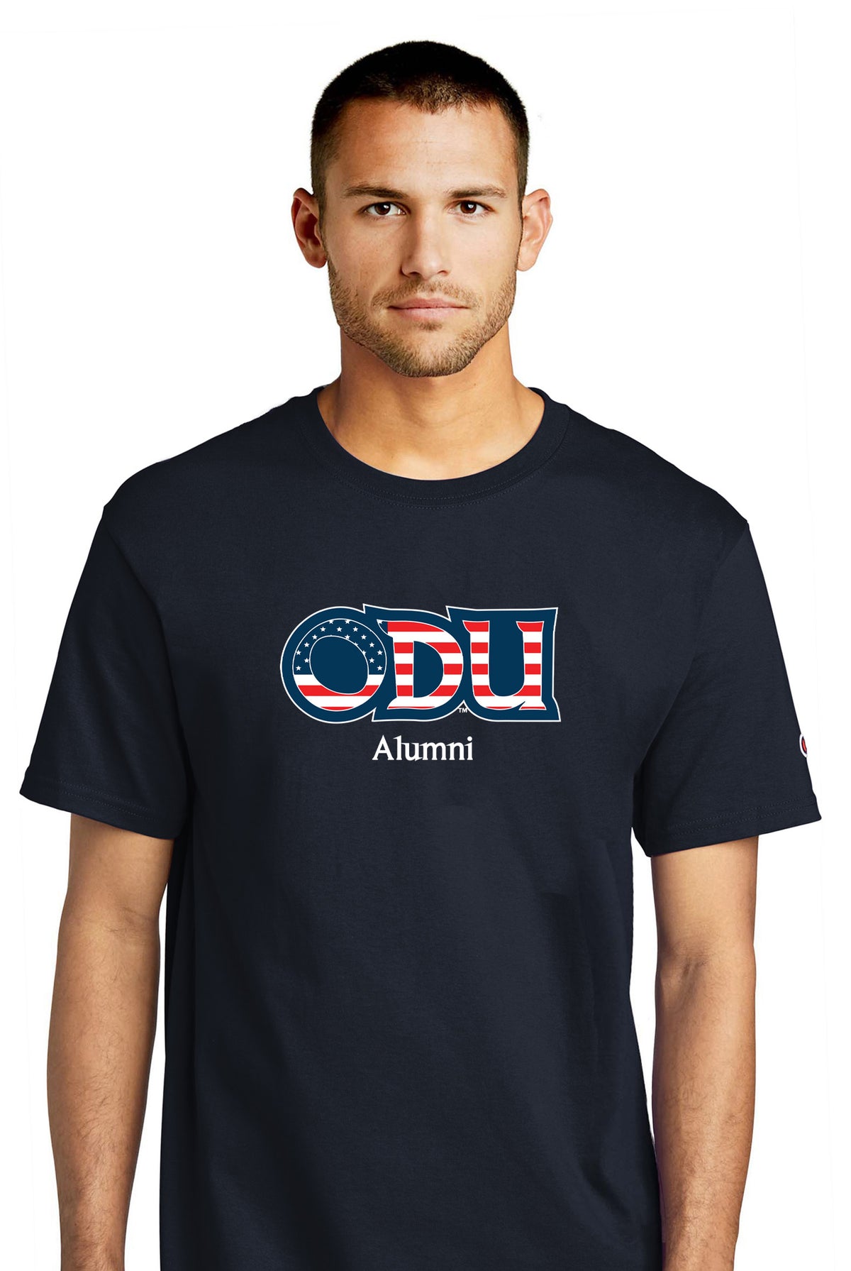 Old Dominion University, ODU Military - Alumni, Champion ® Heritage 6-Oz. Jersey T-Shirt - Navy