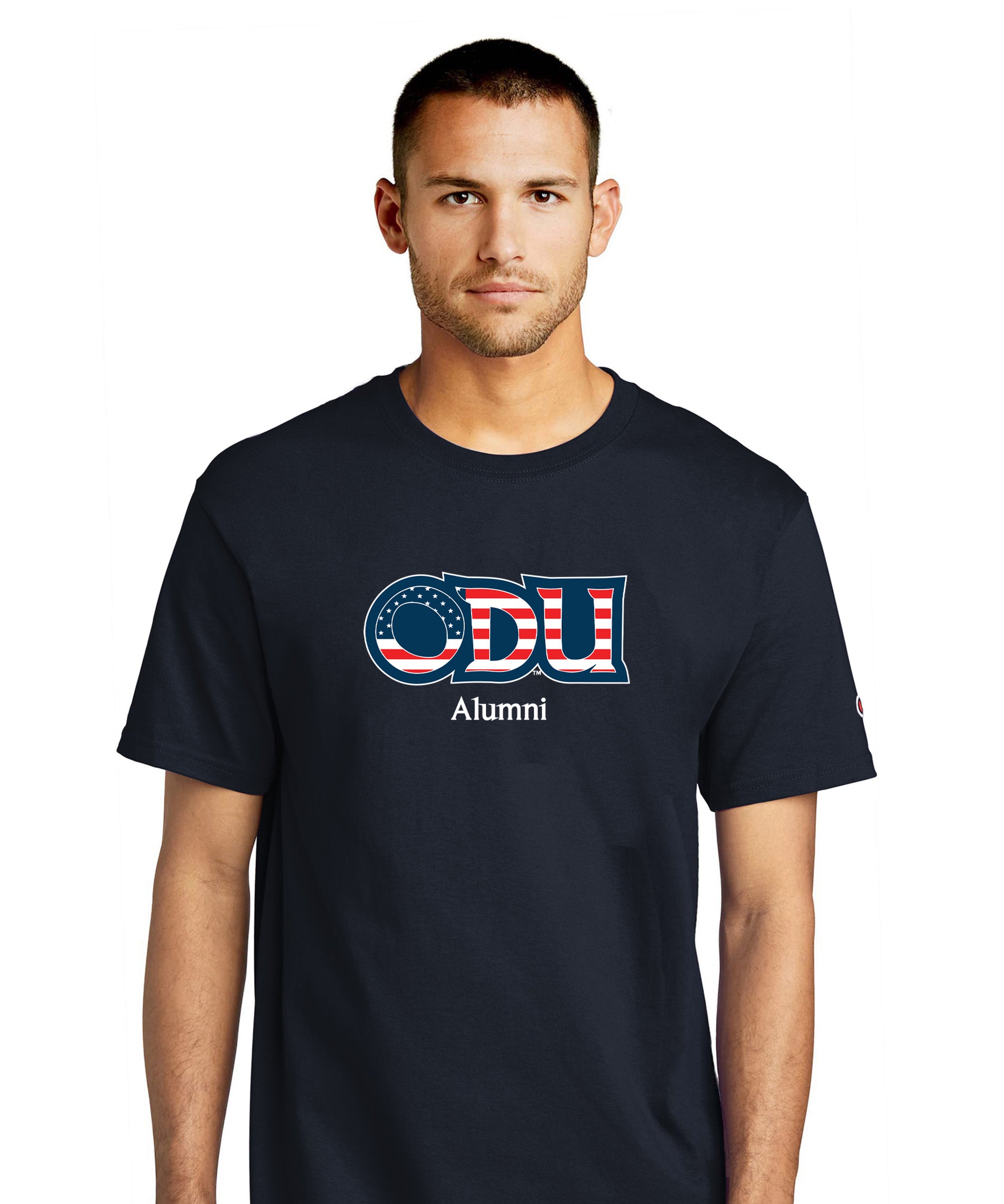 Old Dominion University, ODU Military - Alumni, Champion ® Heritage 6-Oz. Jersey T-Shirt - Navy