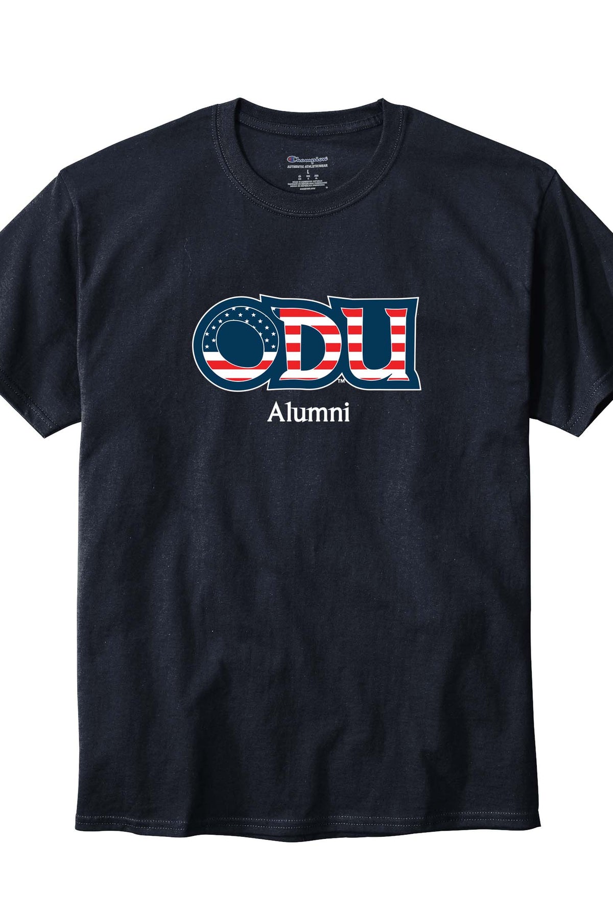 Old Dominion University, ODU Military - Alumni, Champion ® Heritage 6-Oz. Jersey T-Shirt - Navy