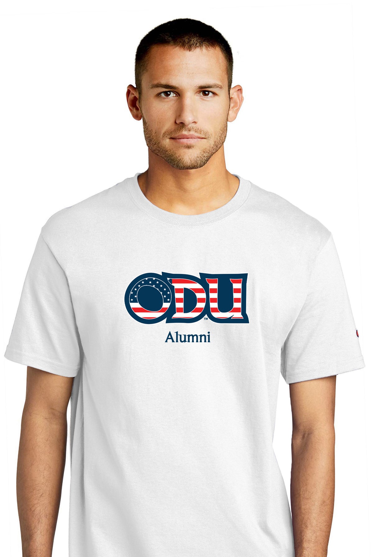 Old Dominion University, ODU Military - Alumni, Champion ® Heritage 6-Oz. Jersey T-Shirt - White