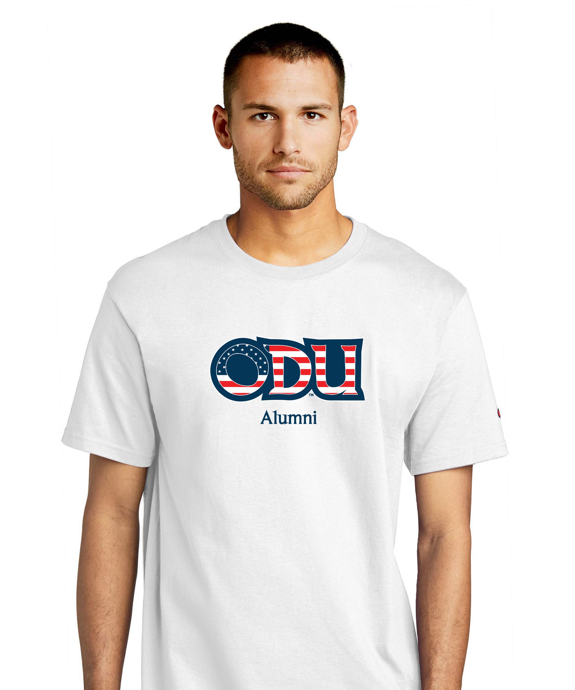 Old Dominion University, ODU Military - Alumni, Champion ® Heritage 6-Oz. Jersey T-Shirt - White