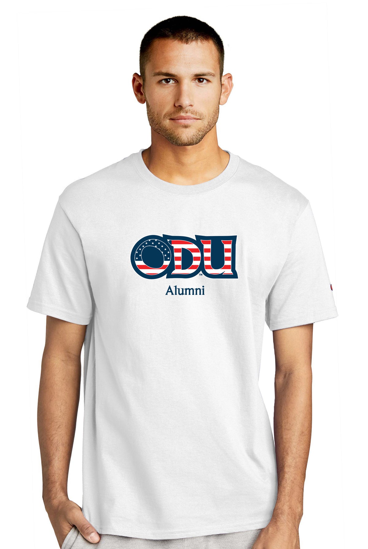 Old Dominion University, ODU Military - Alumni, Champion ® Heritage 6-Oz. Jersey T-Shirt - White