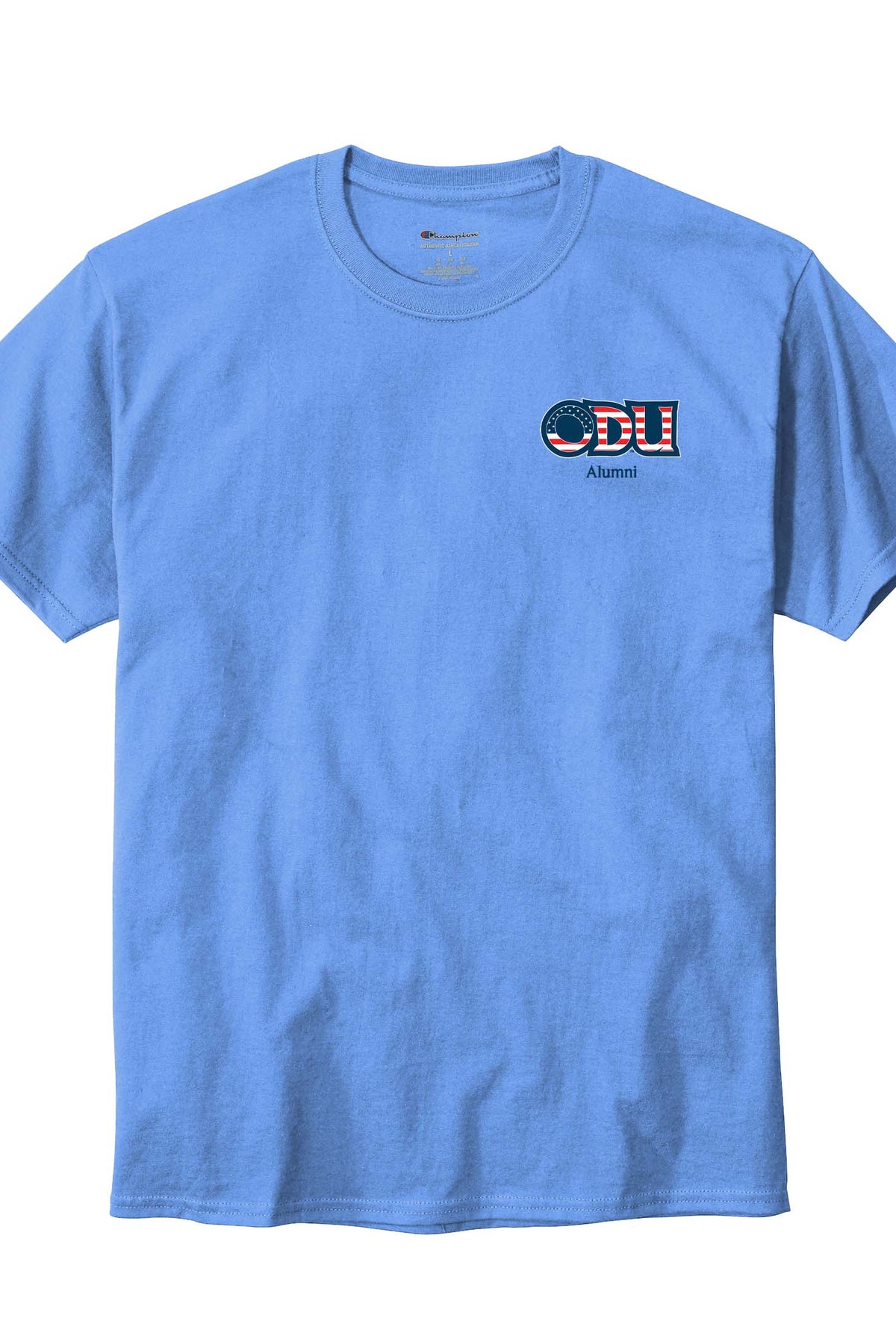 Old Dominion University, ODU Military - Alumni, Champion ® Heritage 6-Oz. Jersey T-Shirt - Carolina Blue