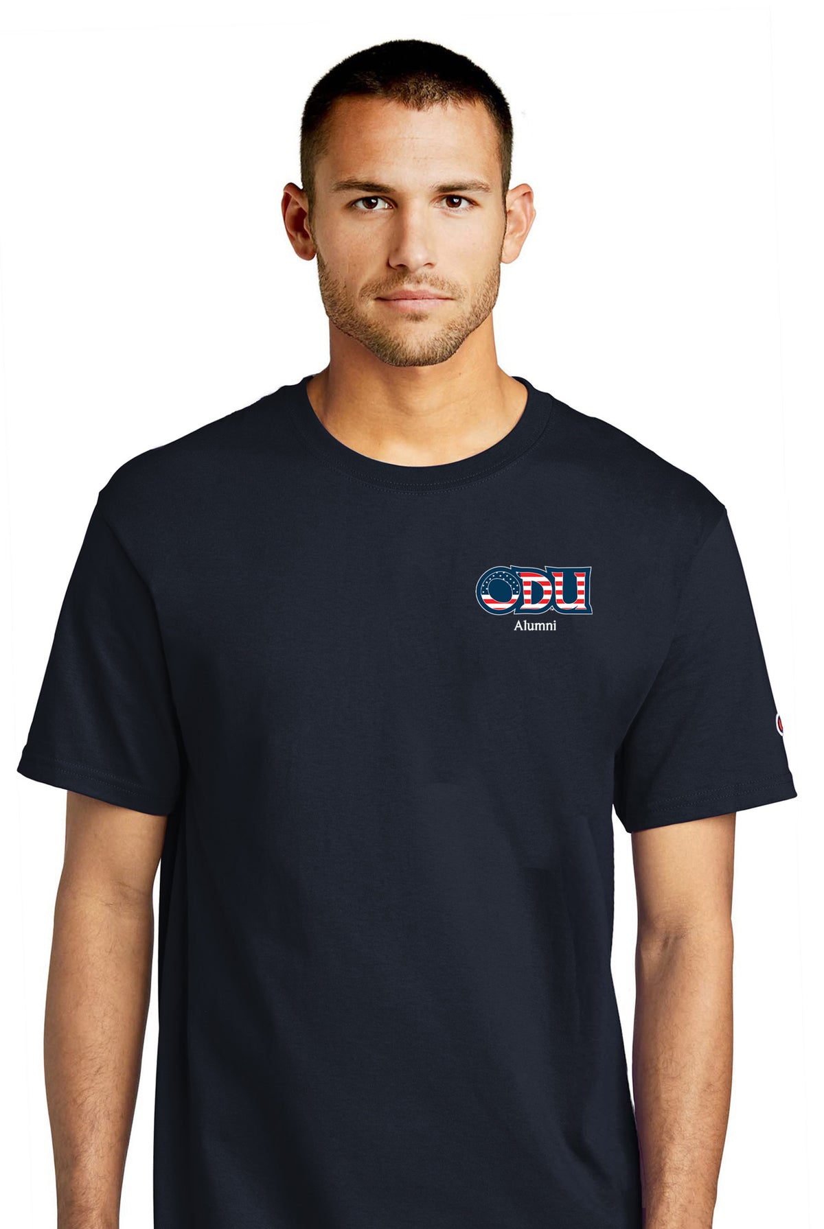 Old Dominion University, ODU Military - Alumni, Champion ® Heritage 6-Oz. Jersey T-Shirt - Navy