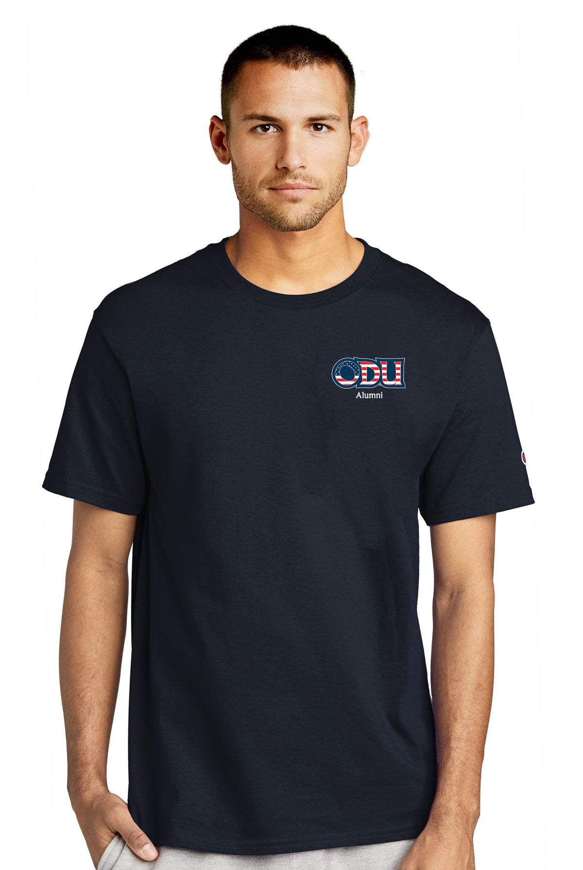 Old Dominion University, ODU Military - Alumni, Champion ® Heritage 6-Oz. Jersey T-Shirt - Navy