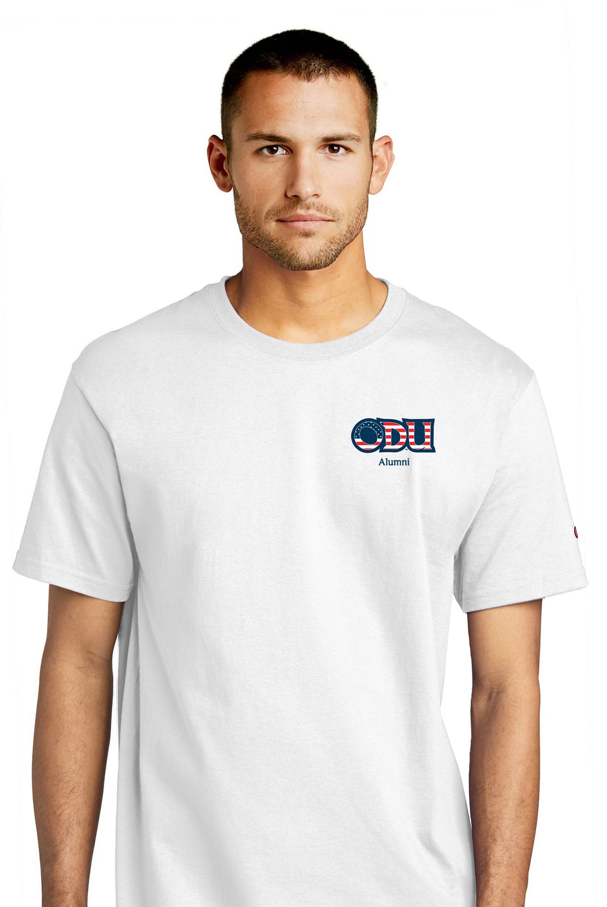 Old Dominion University, ODU Military - Alumni, Champion ® Heritage 6-Oz. Jersey T-Shirt - White