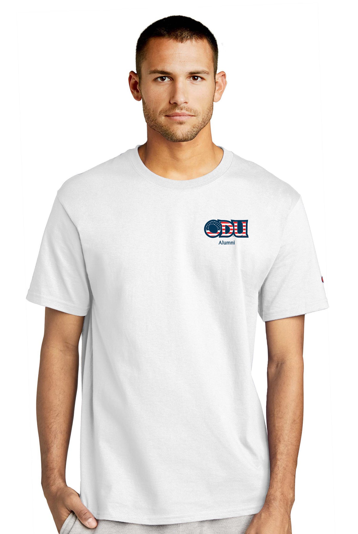 Old Dominion University, ODU Military - Alumni, Champion ® Heritage 6-Oz. Jersey T-Shirt - White