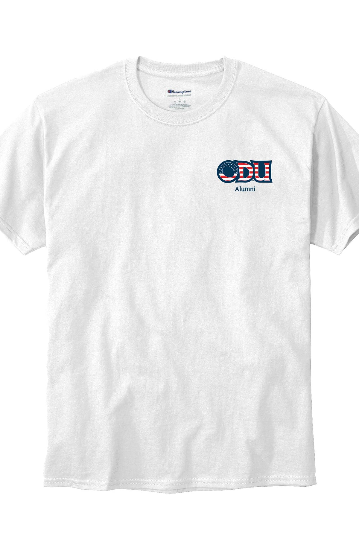 Old Dominion University, ODU Military - Alumni, Champion ® Heritage 6-Oz. Jersey T-Shirt - White