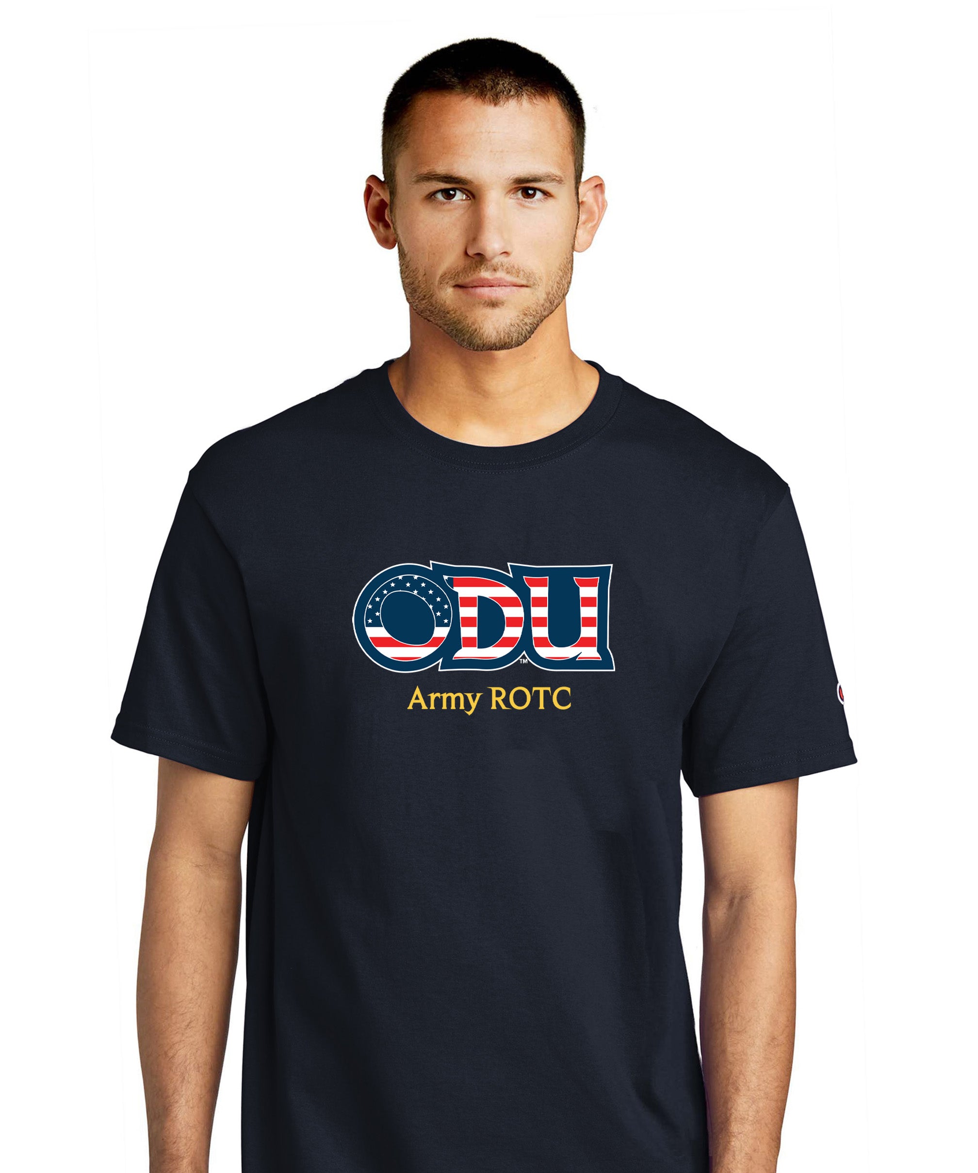 Old Dominion University, ODU Military - Army ROTC, Champion ® Heritage 6-Oz. Jersey T-Shirt - Navy