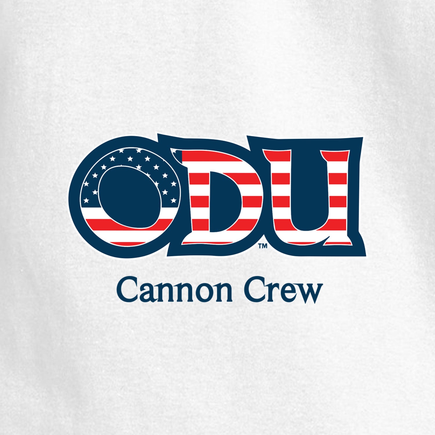 Old Dominion University, ODU Military - Cannon Crew, Champion ® Heritage 6-Oz. Jersey T-Shirt -White