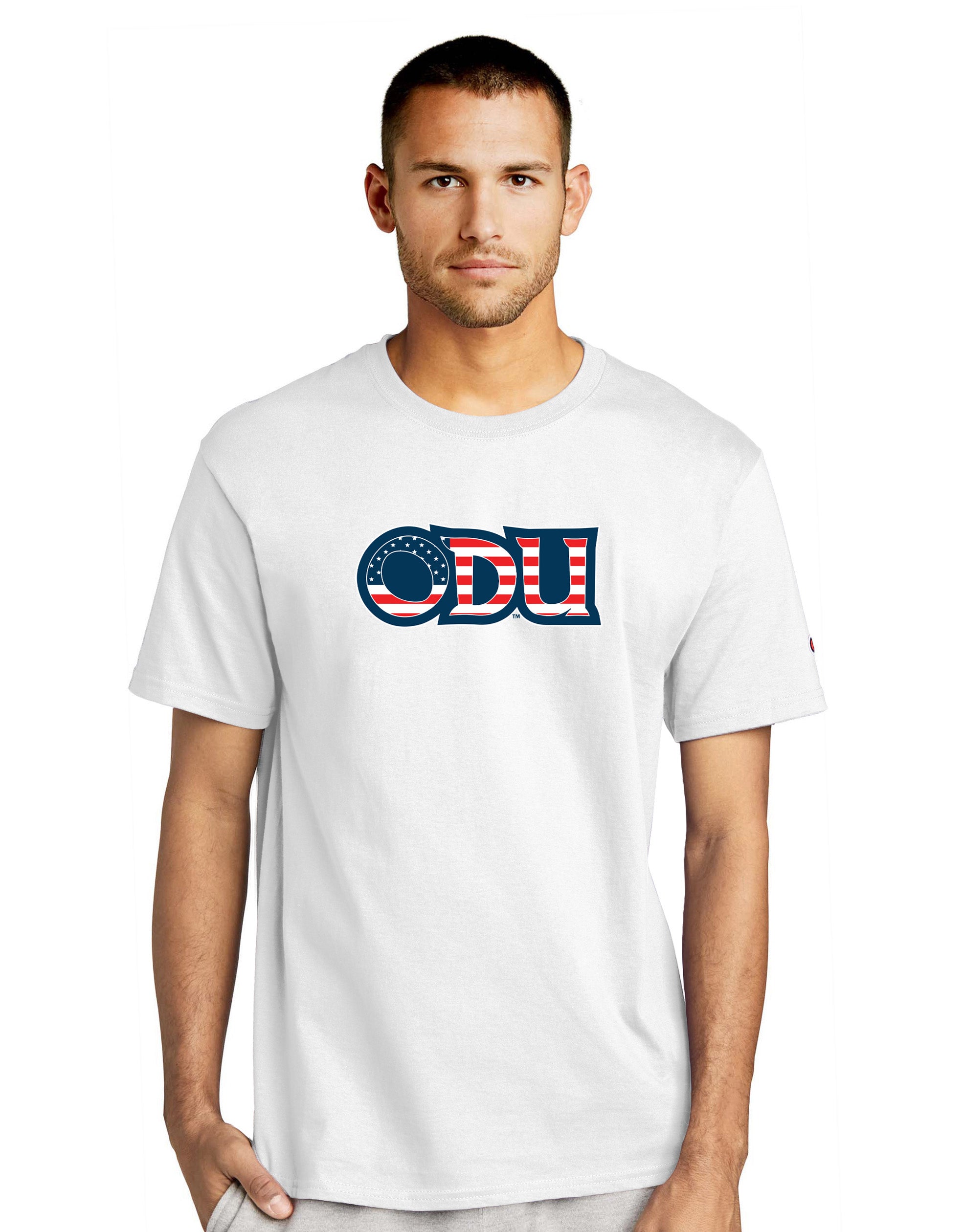 Old Dominion University, ODU Military - Military Logo, Champion ® Heritage 6-Oz. Jersey T-Shirt - White