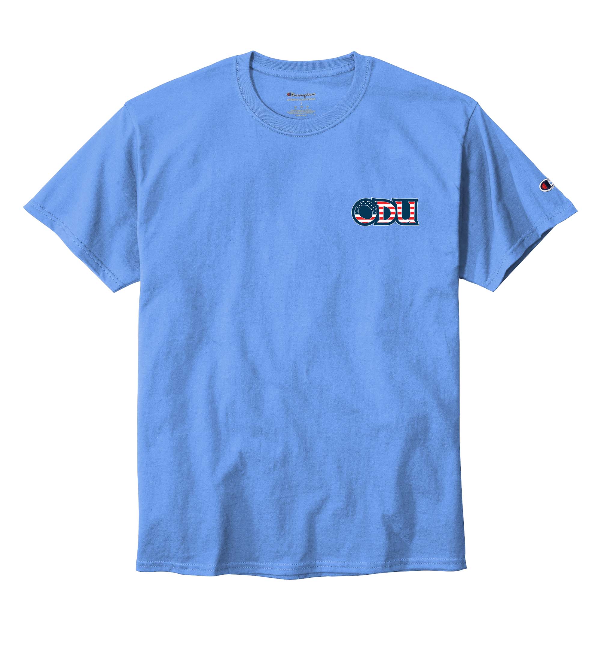 Old Dominion University, ODU Military - Military Logo, Champion ® Heritage 6-Oz. Jersey T-Shirt - Carolina Blue