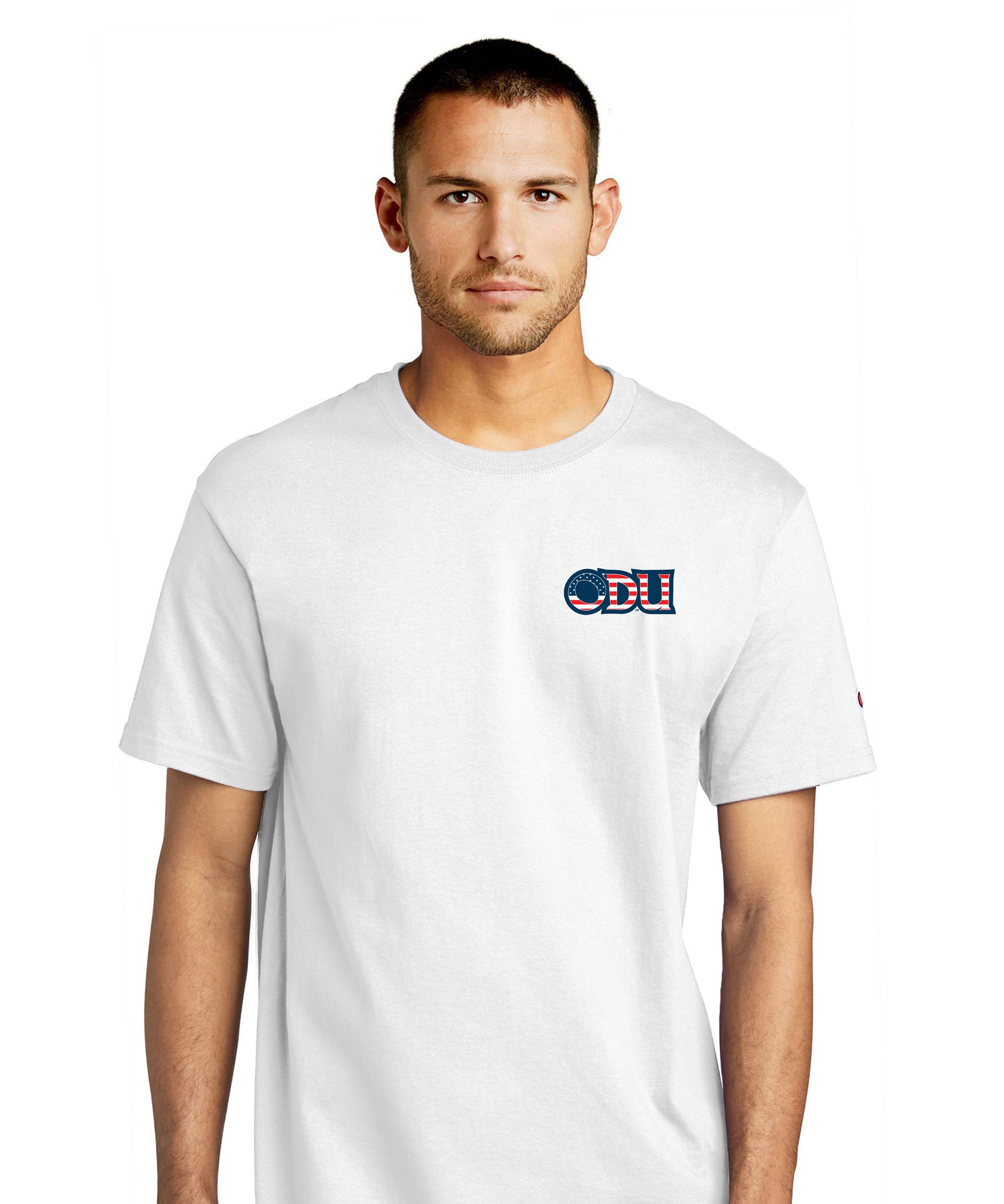 Old Dominion University, ODU Military - Military Logo, Champion ® Heritage 6-Oz. Jersey T-Shirt - White