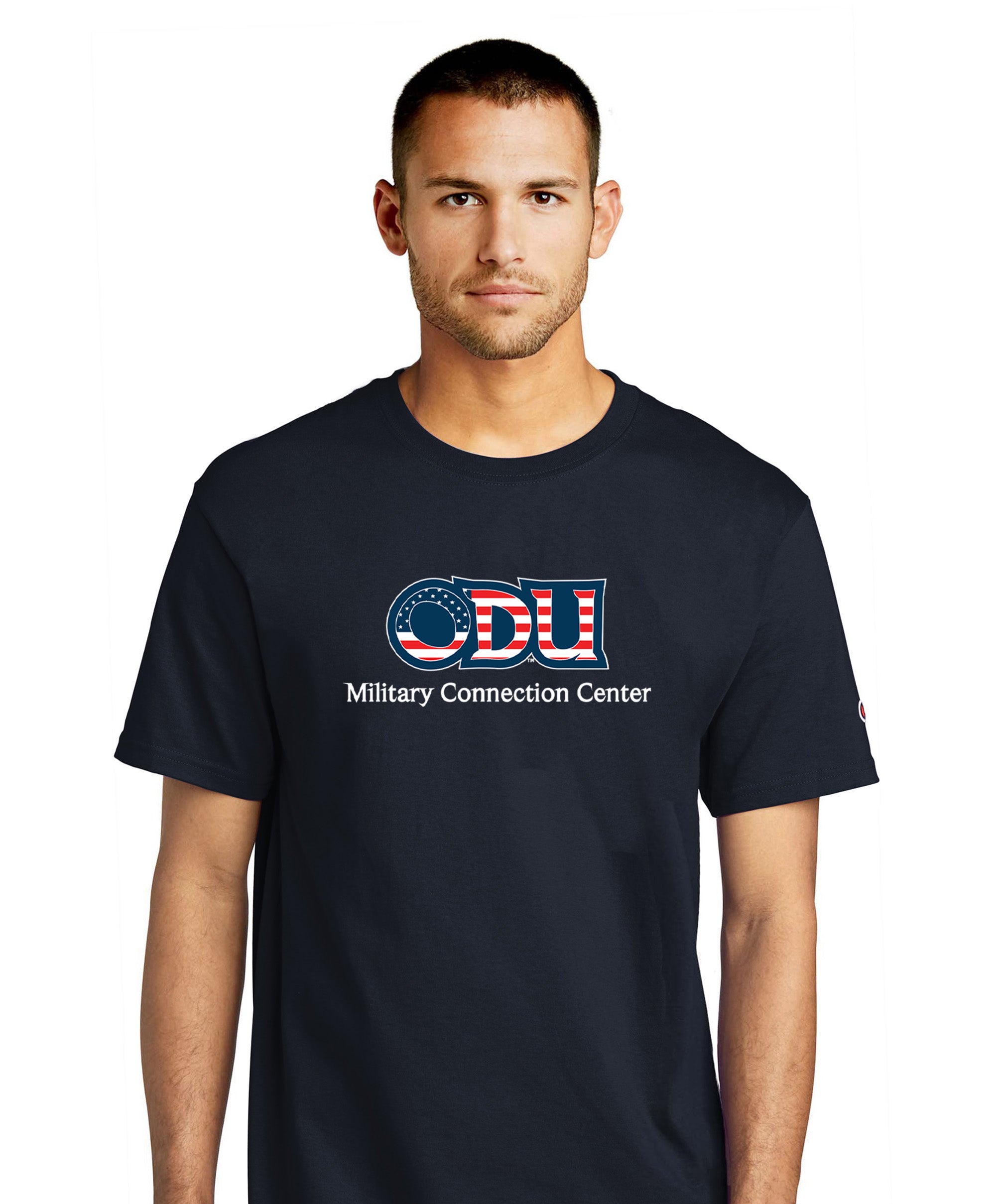 Old Dominion University, ODU Military - Military Connection Center, Champion ® Heritage 6-Oz. Jersey T-Shirt  - Navy