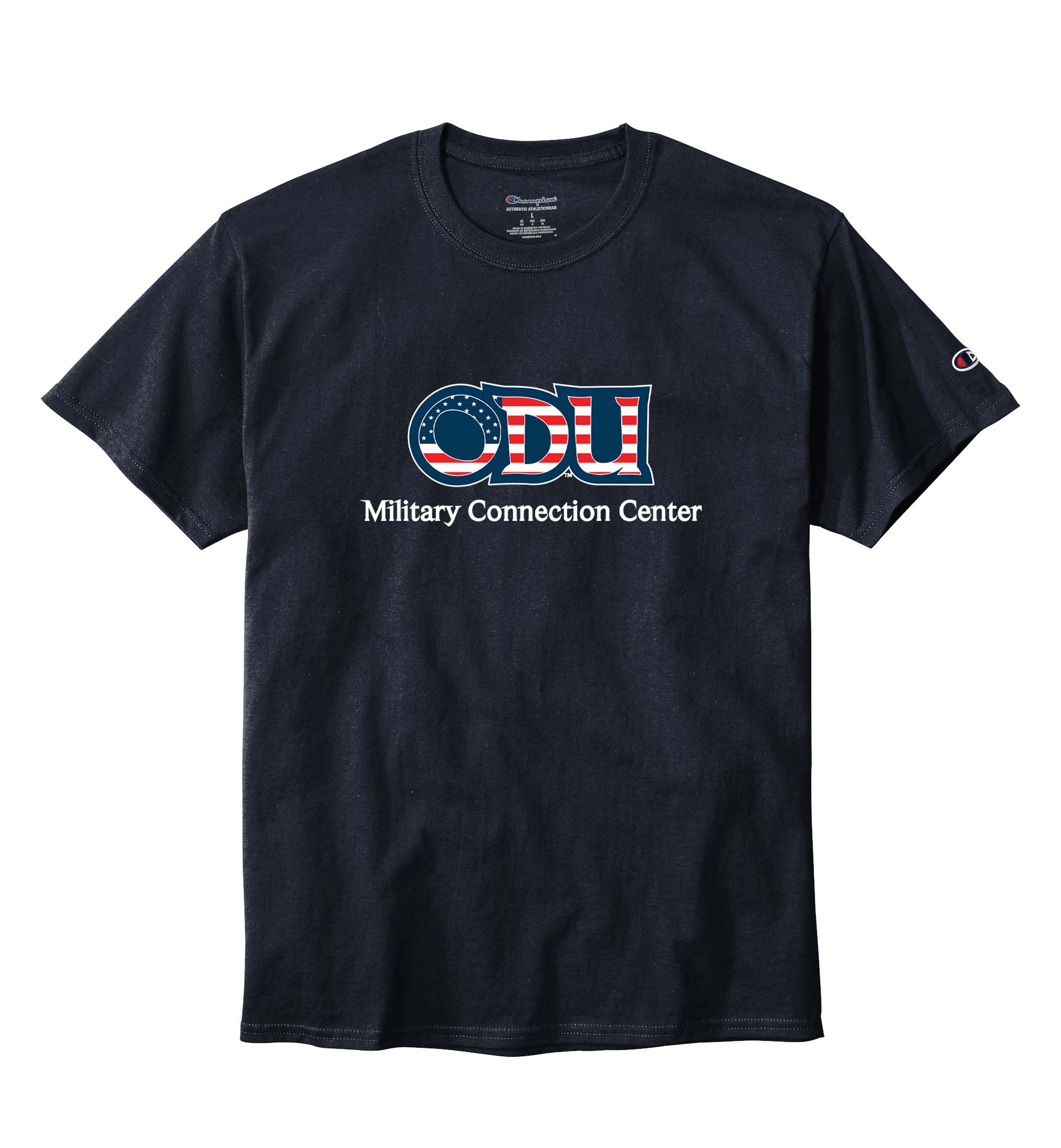 Old Dominion University, ODU Military - Military Connection Center, Champion ® Heritage 6-Oz. Jersey T-Shirt  - Navy