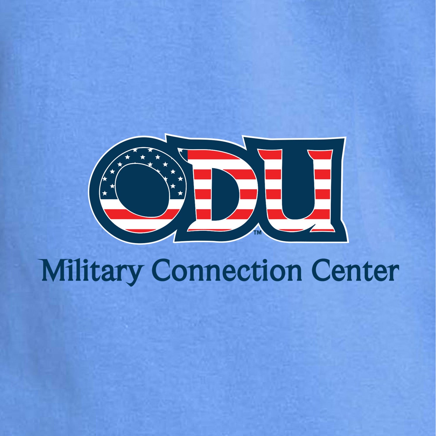 Old Dominion University, ODU Military - Military Connection Center, Champion ® Heritage 6-Oz. Jersey T-Shirt  - Carolina Blue