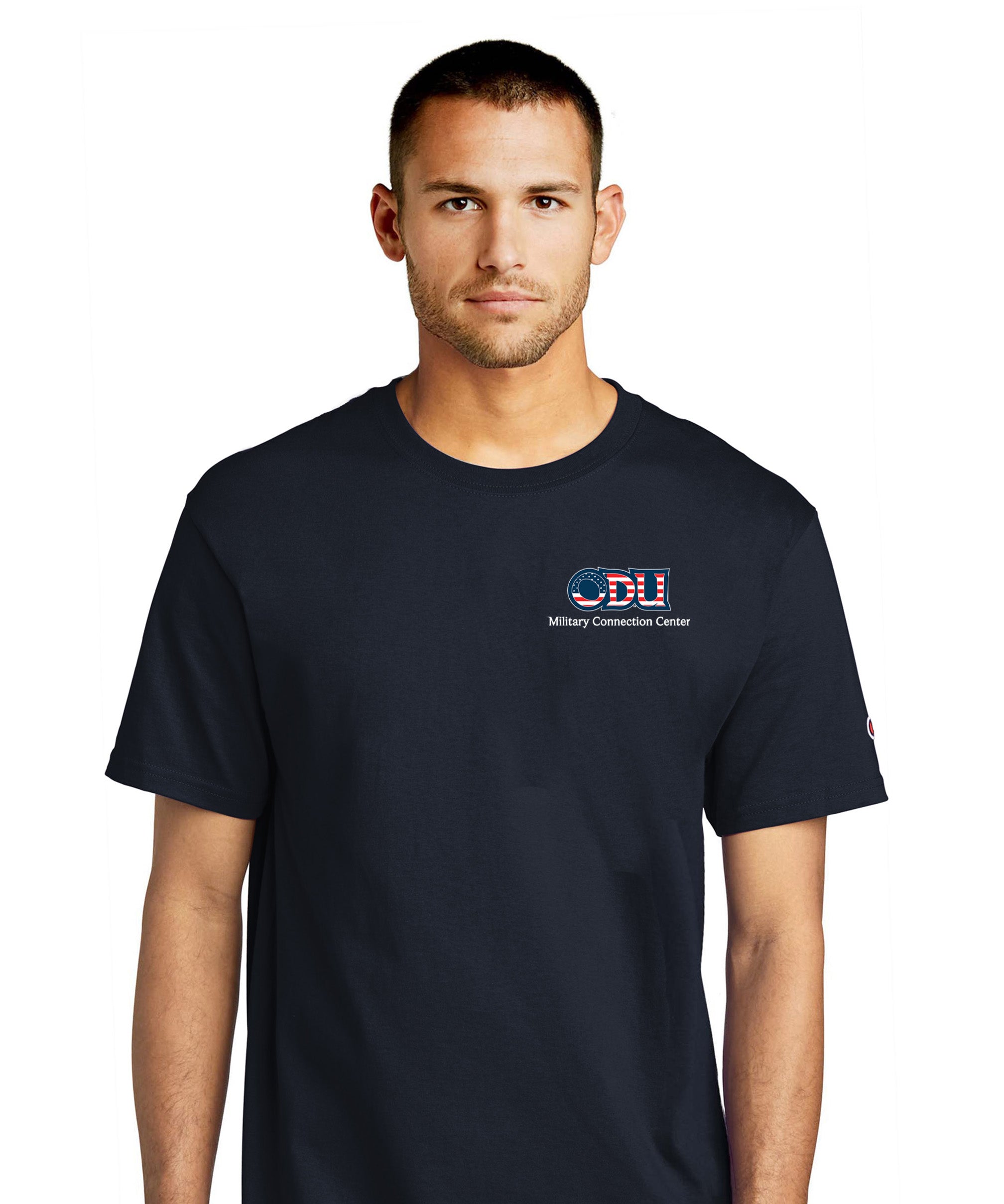 Old Dominion University, ODU Military - Military Connection Center, Champion ® Heritage 6-Oz. Jersey T-Shirt  - Navy